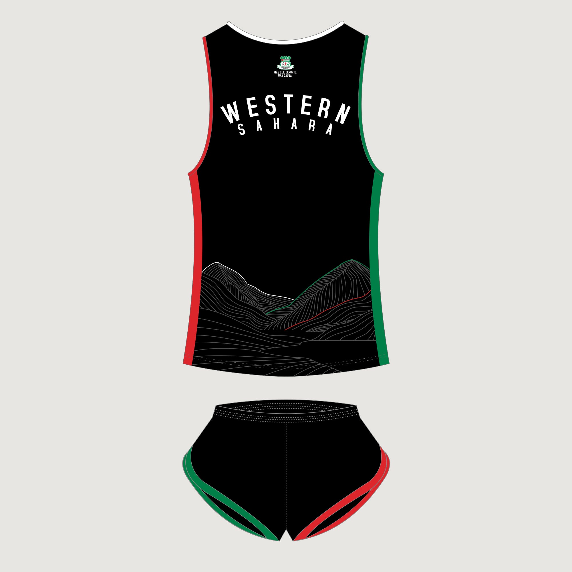 legea-saharaui-kit-atletismo-completo-sportivo-bianco image 2
