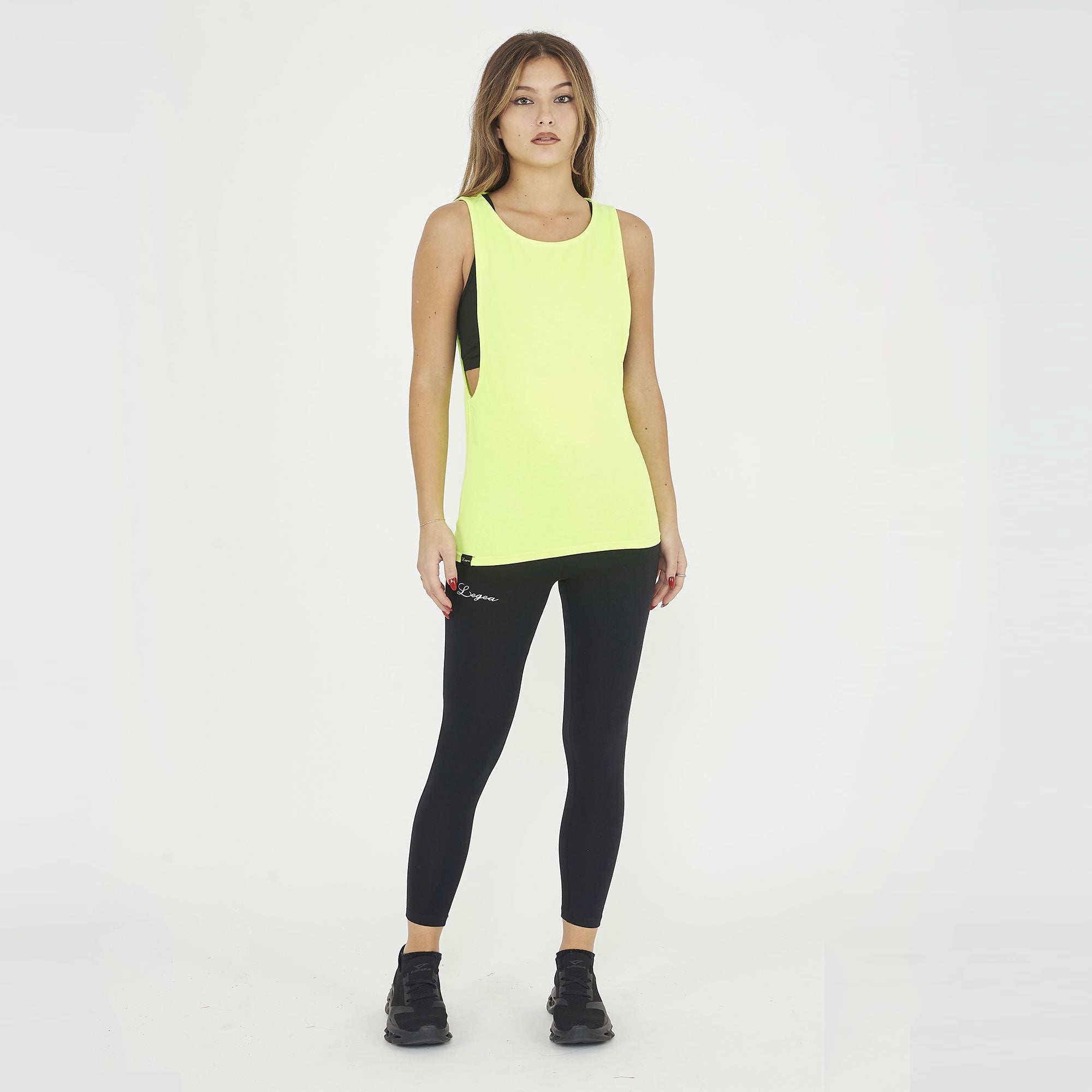 legea-nisher-canotta-in-cotone-per-allenamento-giallo-fluo-xs image 6