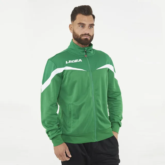 legea-mosca-giacca-sportiva-con-zip-verde-xl image 1