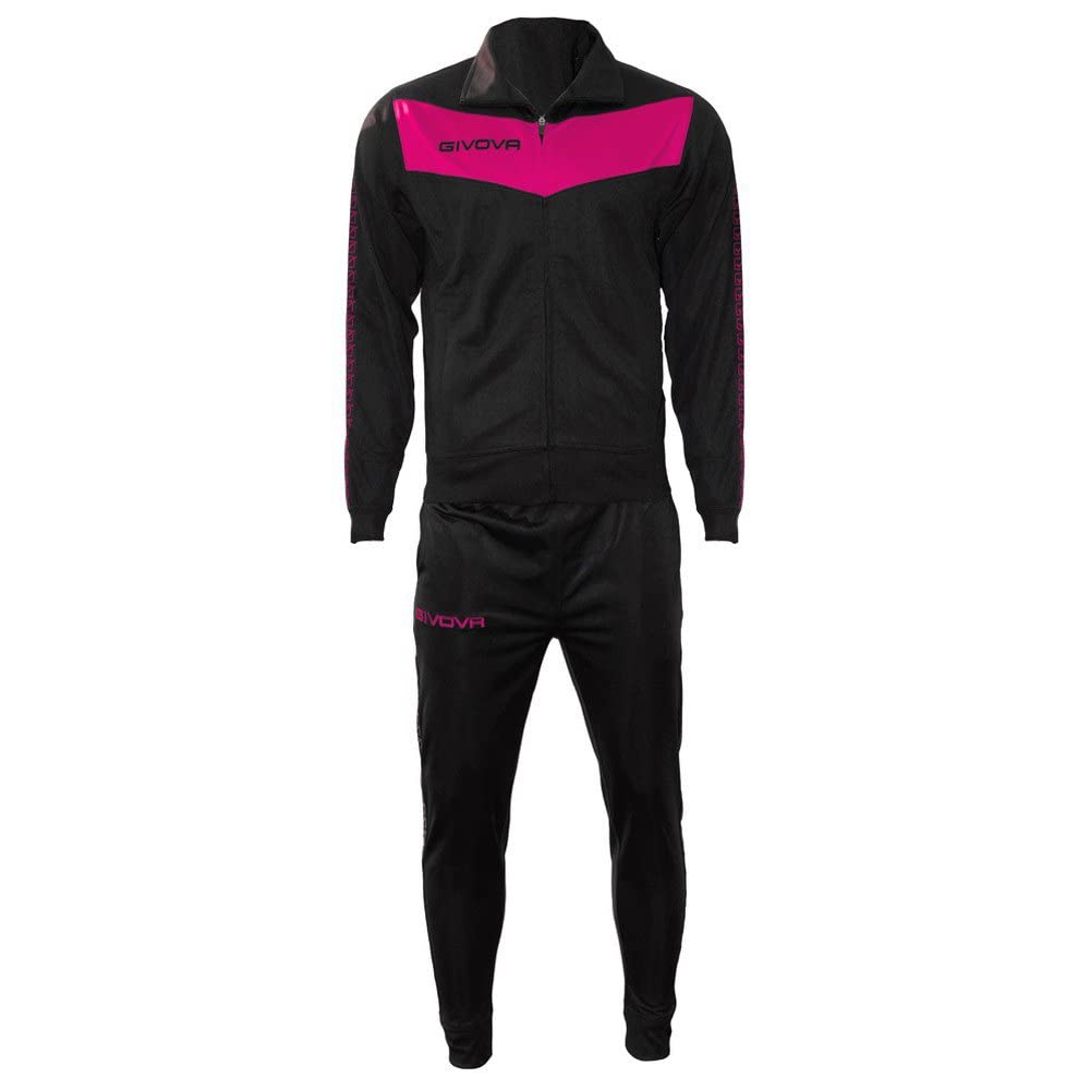 givova-visa-tuta-in-triacetato-nero-fuxia-con-zip-intera image 1