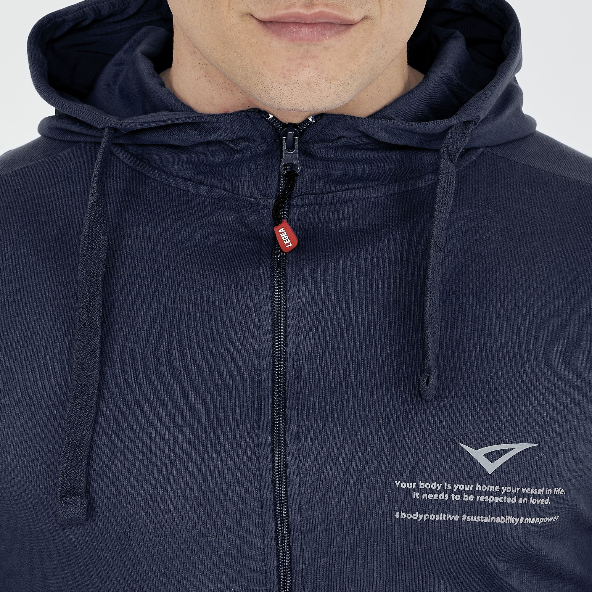 legea-raya-felpa-leggera-con-zip-e-cappuccio-blu-s image 4
