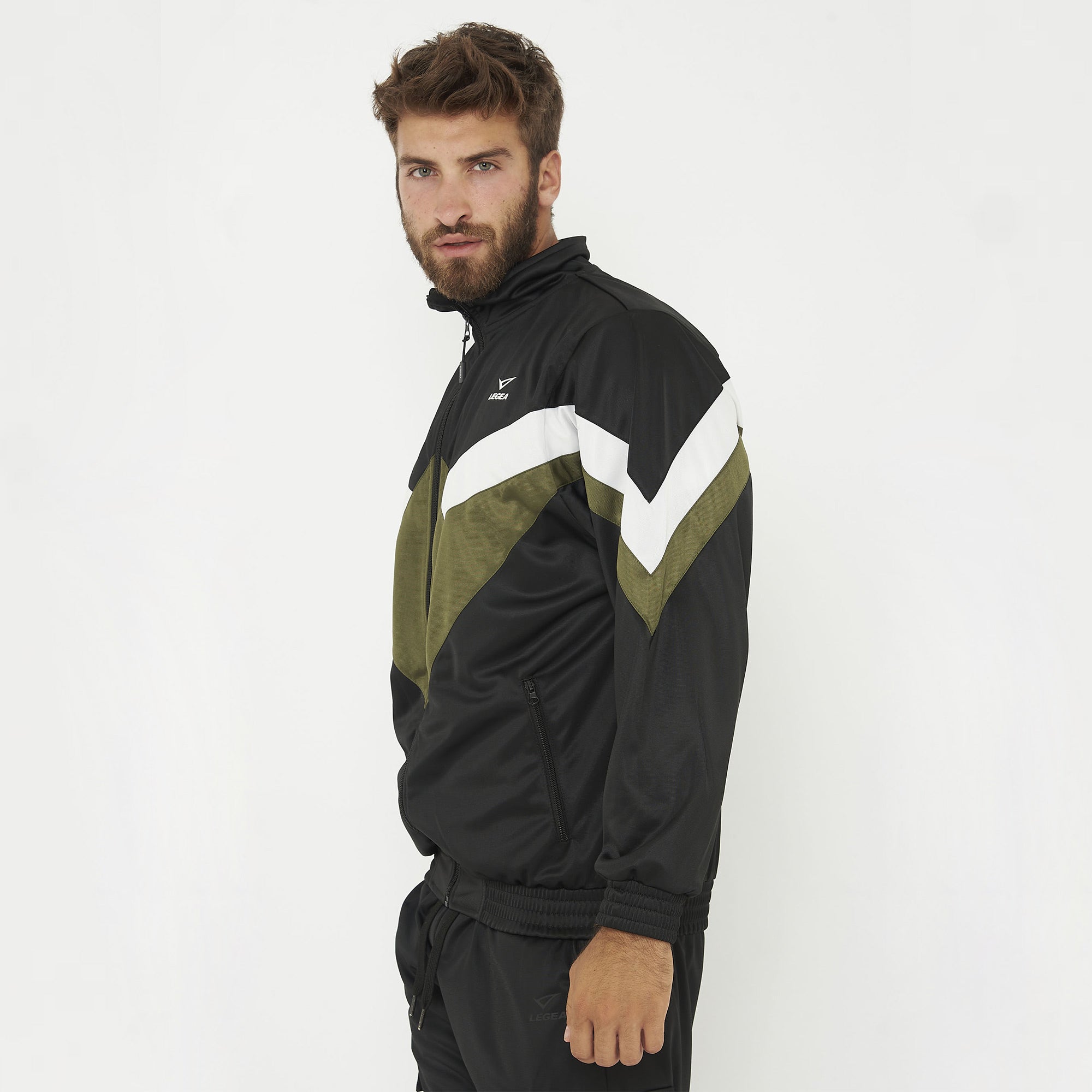 legea-giacca-vintage-loose-triacetato-nero-verde-militare-2xl image 4