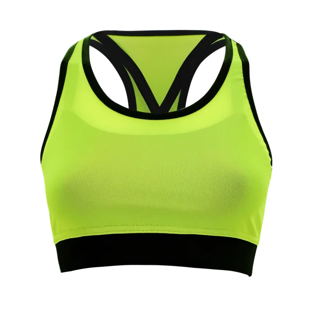legea-becry-top-fitness-doppio-donna-giallo-fluo-m image 1