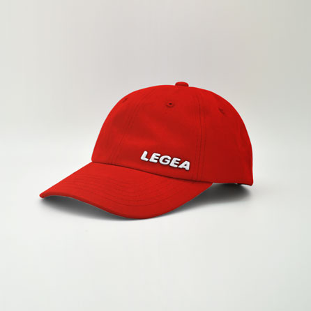 legea-poses-cappellino-con-visiera-rosso-bianco image 1