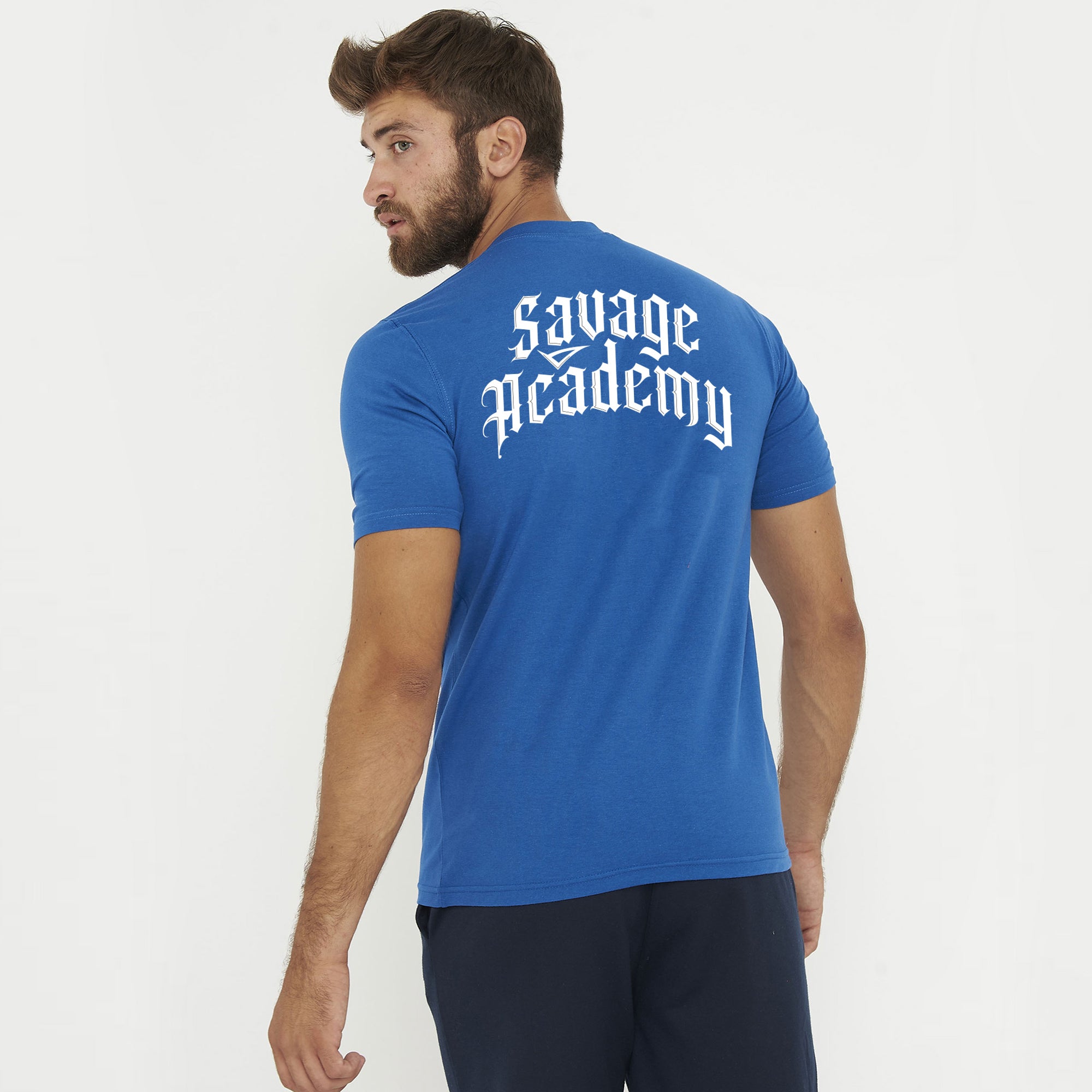 legea-savage-t-shirt-in-cotone-azzurro-l image 2