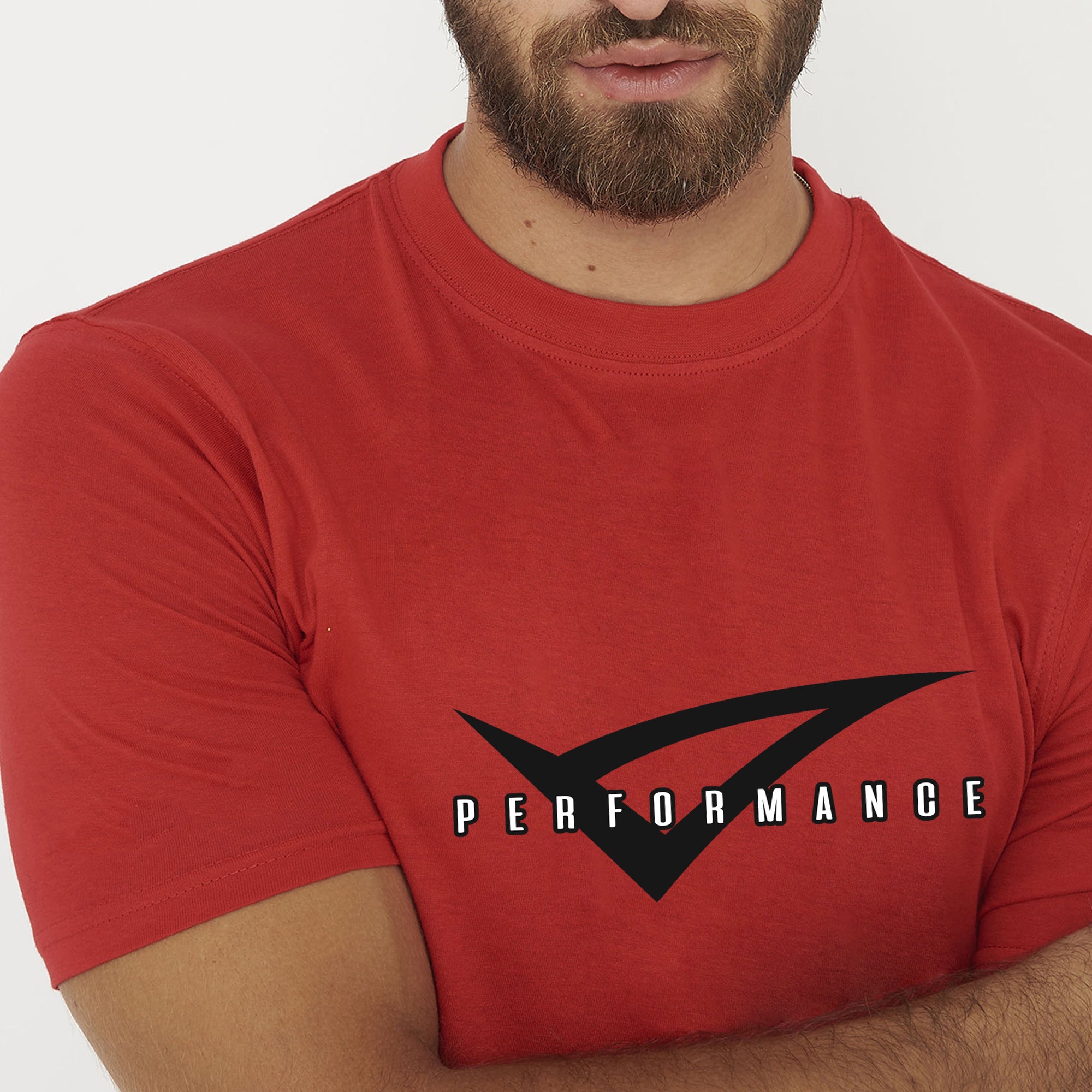 legea-t-shirt-in-cotone-performance-rosso-nero-s image 3