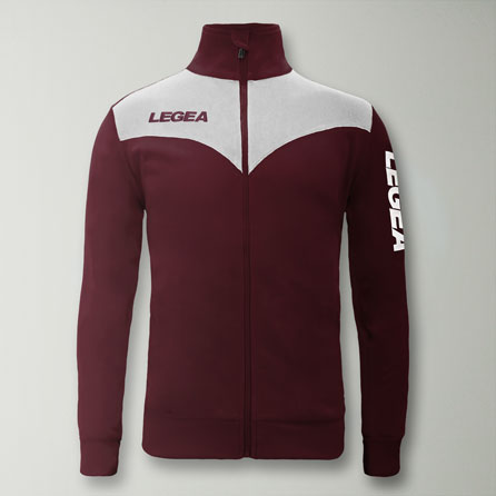 legea-peru-special-giacca-allenamento-junior-granata-bianco-xs image 1