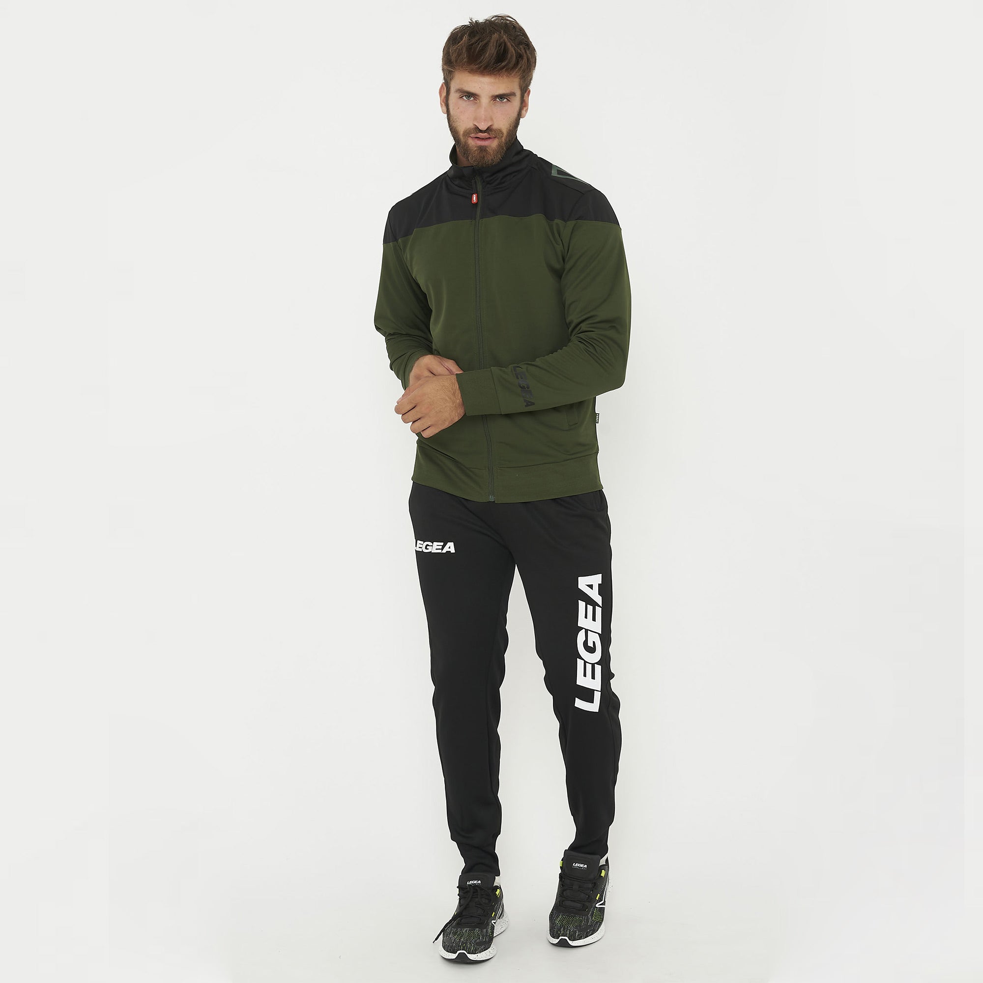 legea-giacca-sportiva-dakota-verde-militare-l image 2