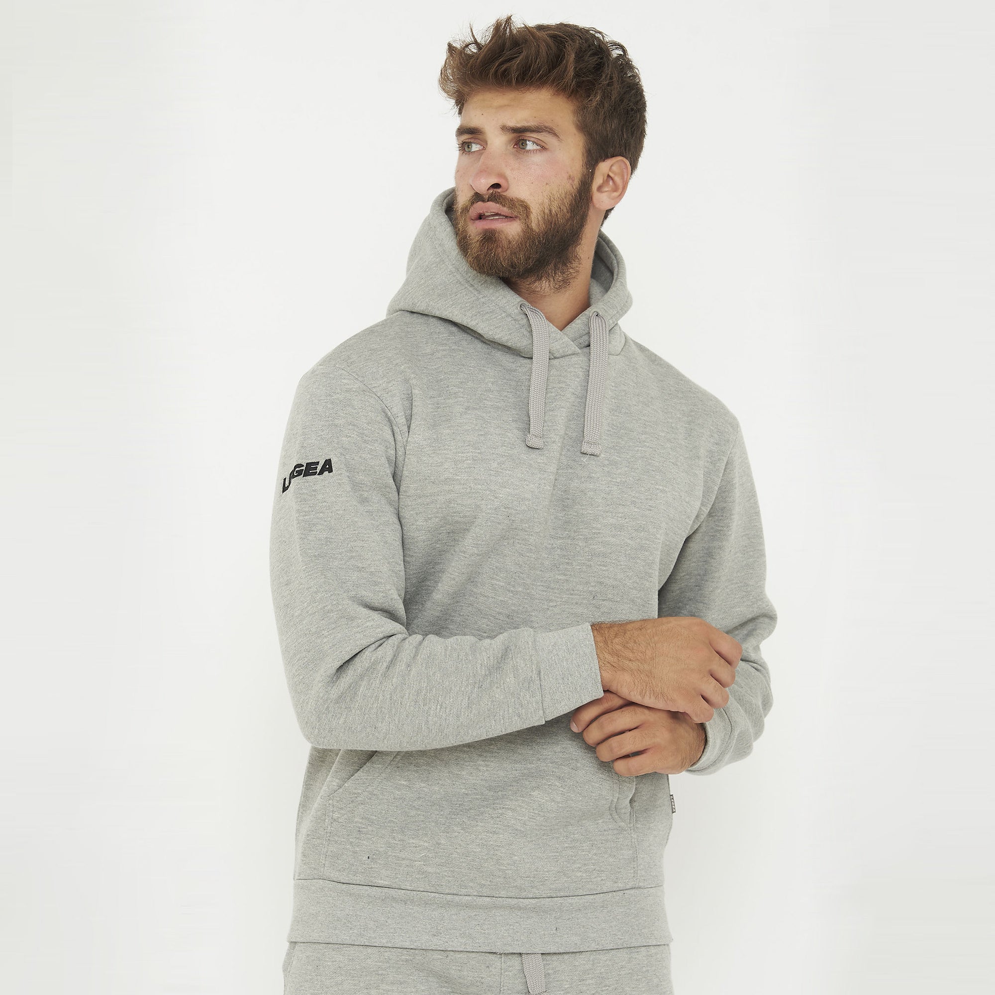 legea-spalato-felpa-cappuccio-grigio-2xl image 3