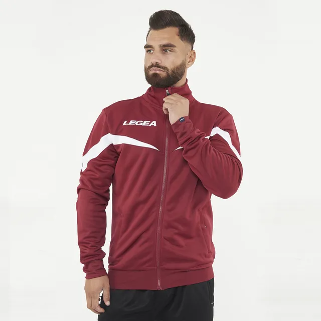 legea-mosca-giacca-sportiva-con-zip-granata-s image 1