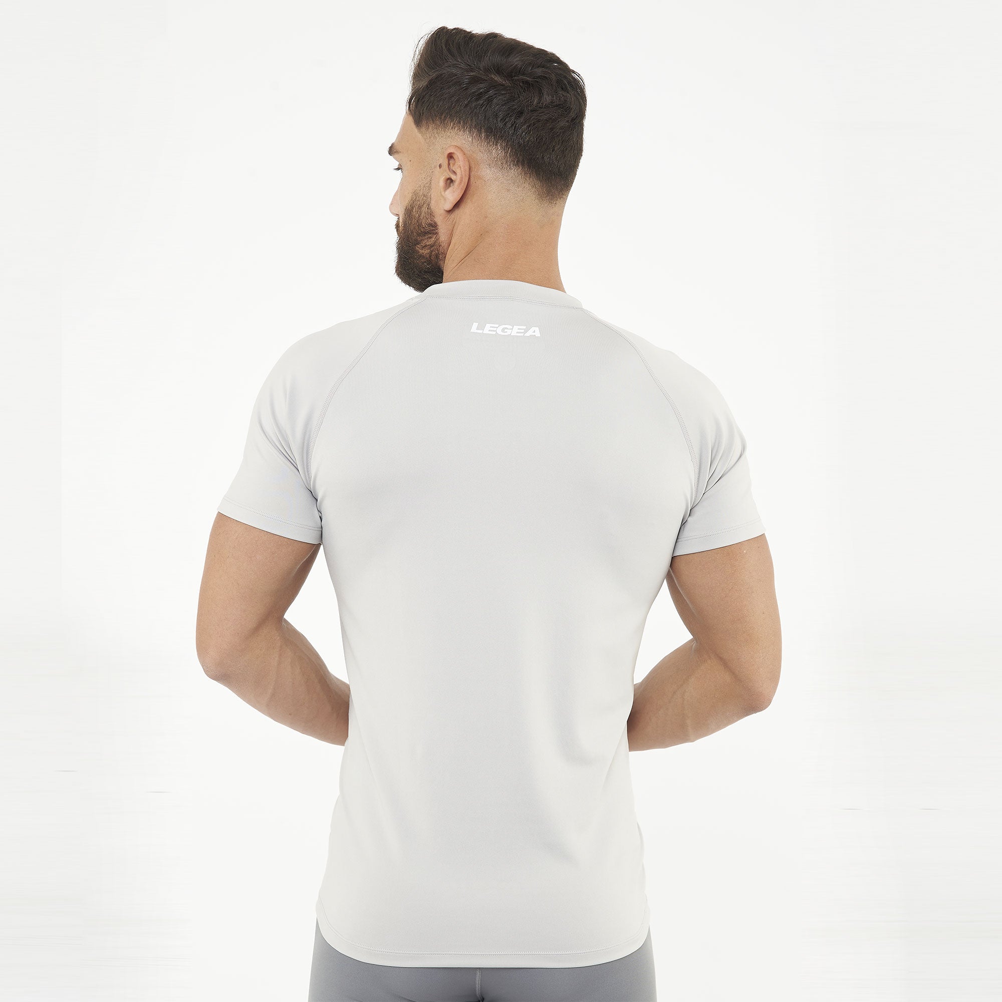 legea-ironboy-tee-maglia-termica-mezza-manica-grigio-chiaro-xl-2xl image 2