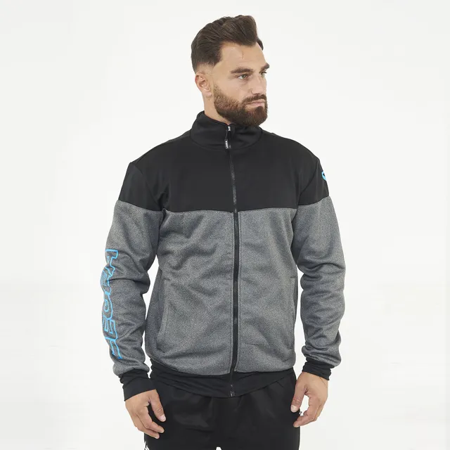 legea-ucla-giacca-sportiva-zip-poliestere-grigio-melange-celeste-2xl image 1