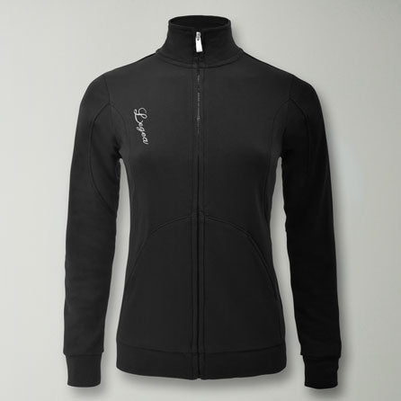 legea-karida-felpa-con-mezza-zip-in-cotone-nero-xl image 1