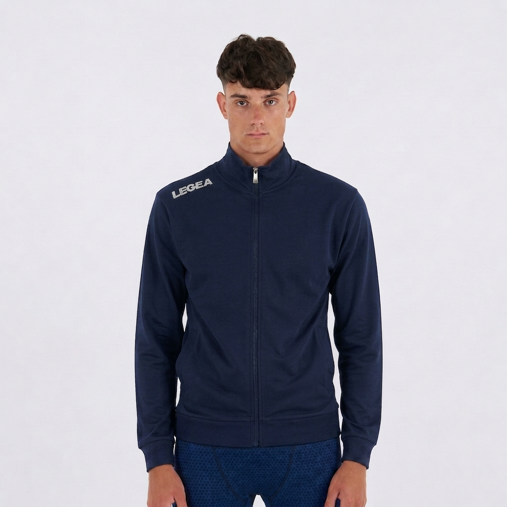 legea-felpa-tyrel-con-zip-e-cappuccio-blu-l image 1