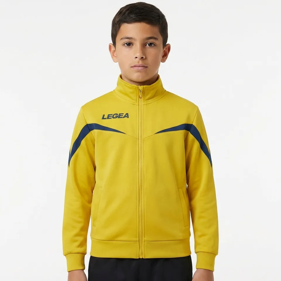 legea-mosca-giacca-sportiva-con-zip-giallo-blu-2xs image 1