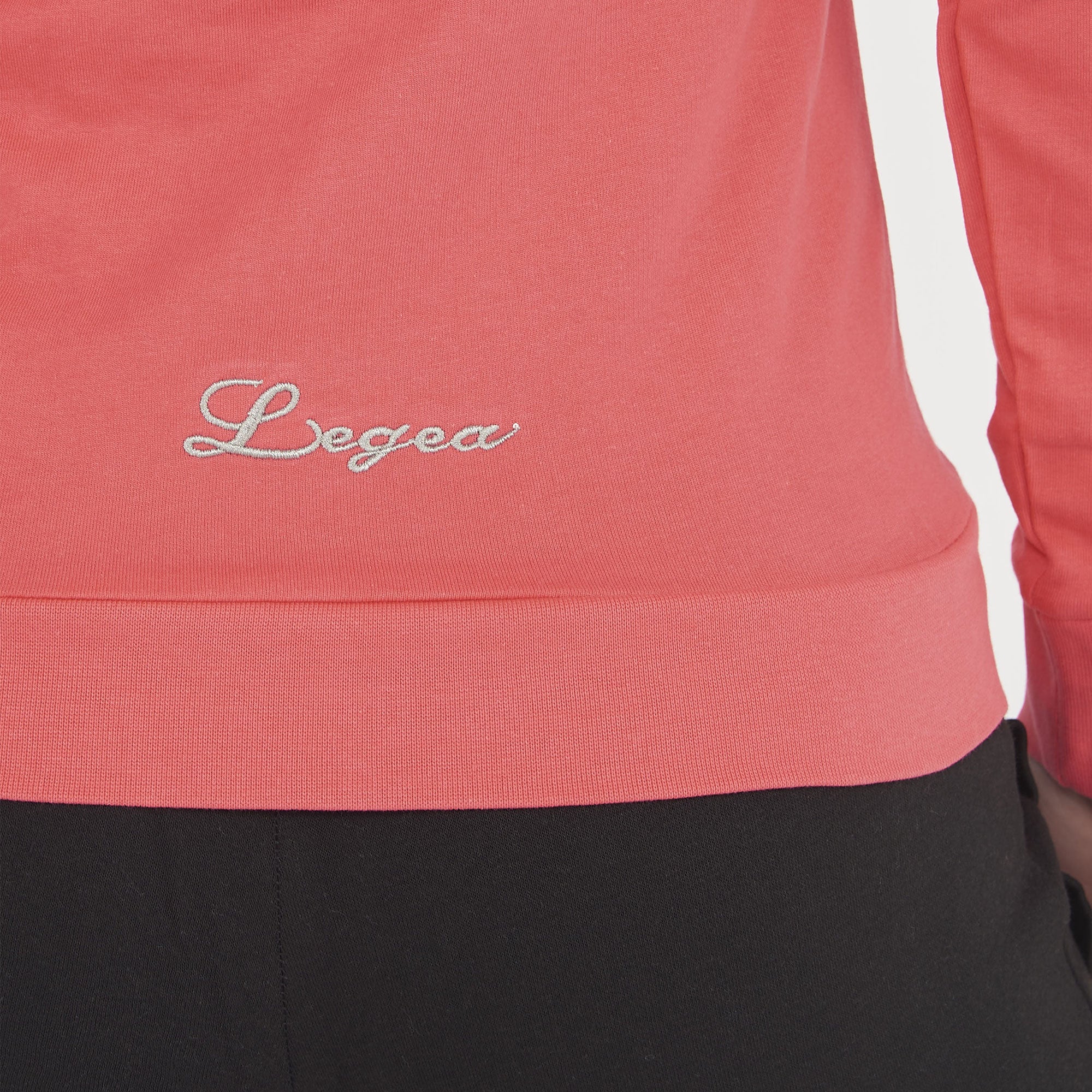legea-felpa-dair-con-zip-e-cappuccio-amarena-donna image 5