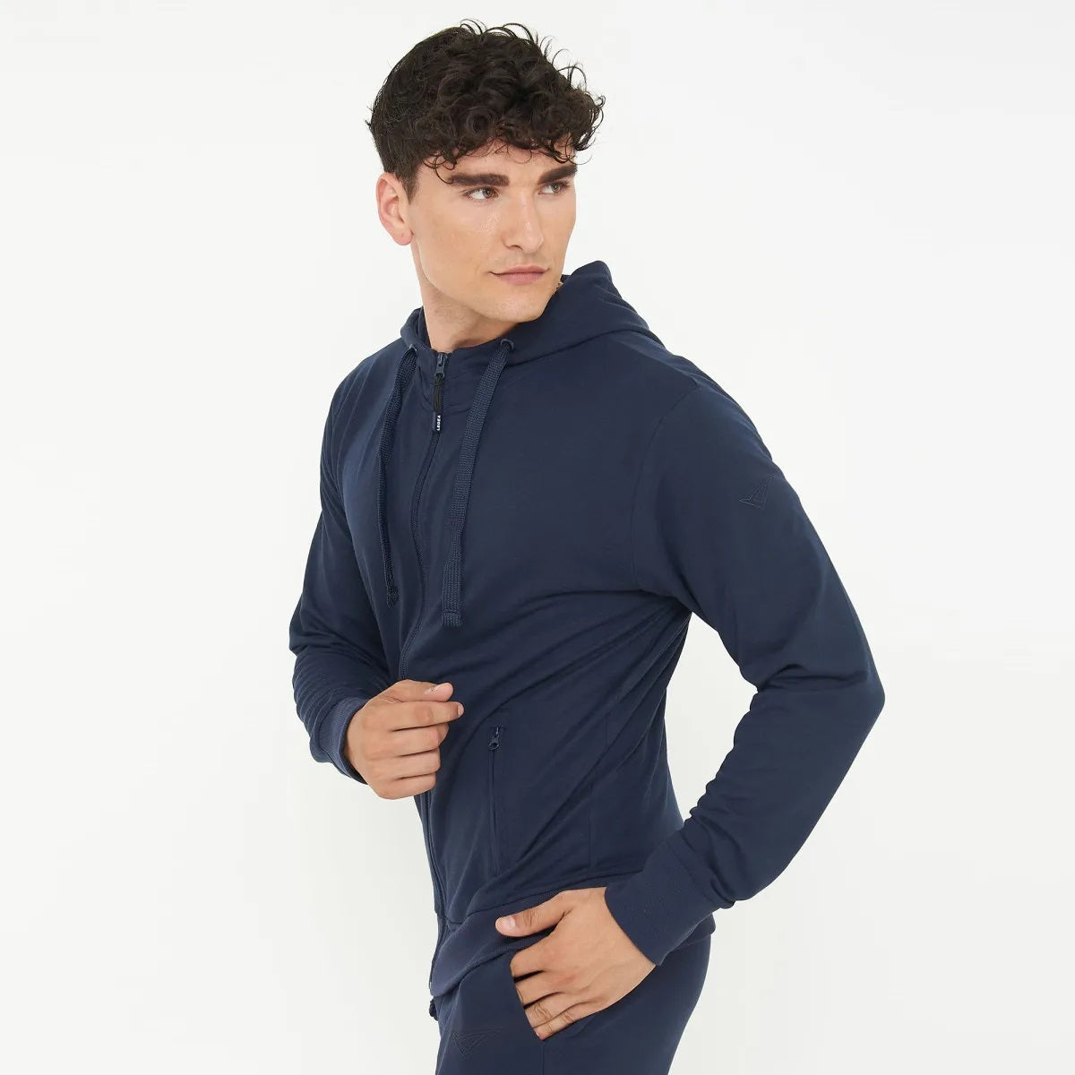 legea-f-zippy-felpa-leggera-con-cappuccio-full-zip-blu-xl image 2