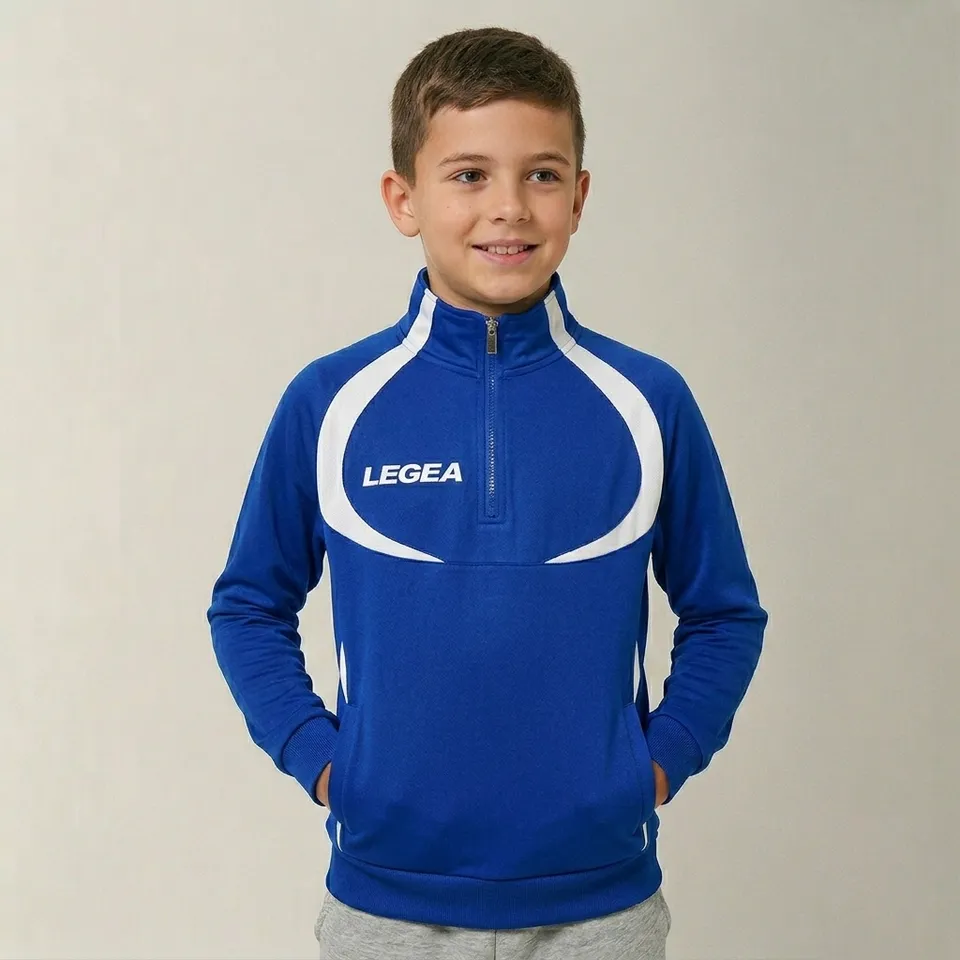 legea-algeria-giacca-allenamento-mezza-zip-junior-azzurro-3xs image 1