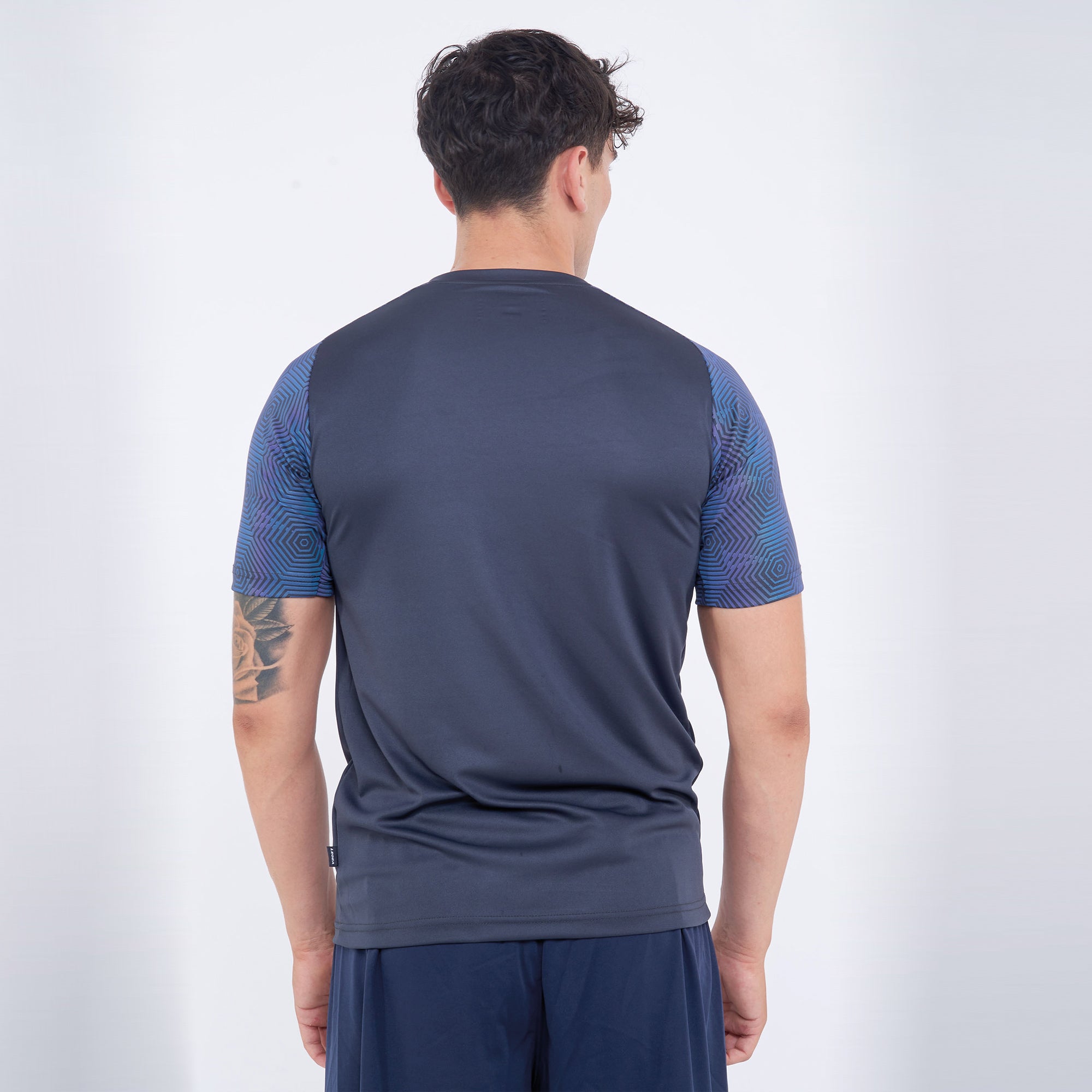 legea-giacarta-maglia-running-grigio-scuro-turchese-xs image 8