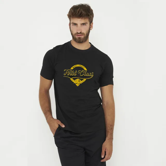legea-first-class-t-shirt-in-cotone-nera-s image 1