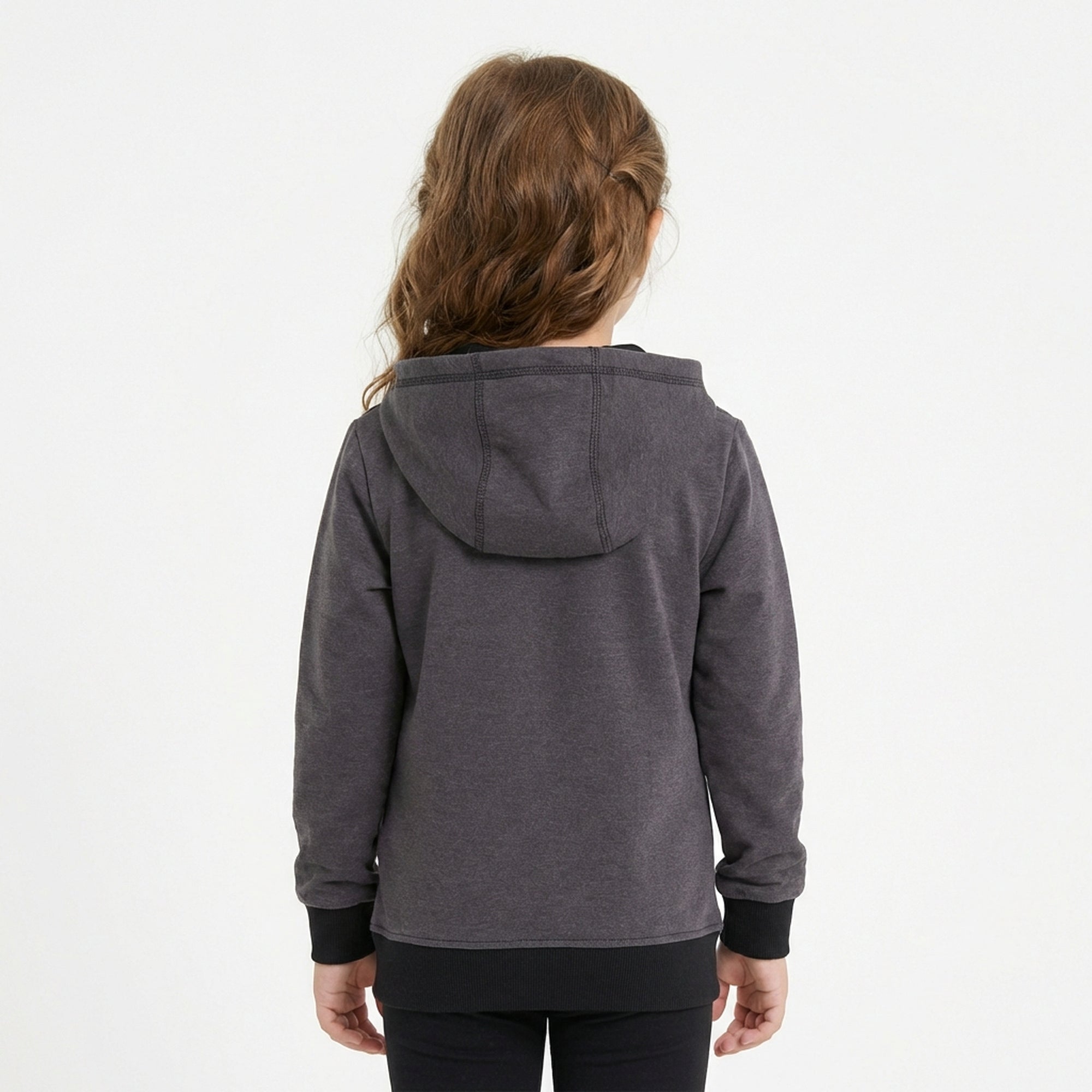 legea-layca-felpa-leggera-con-zip-e-cappuccio-grigio-melange-xs image 2