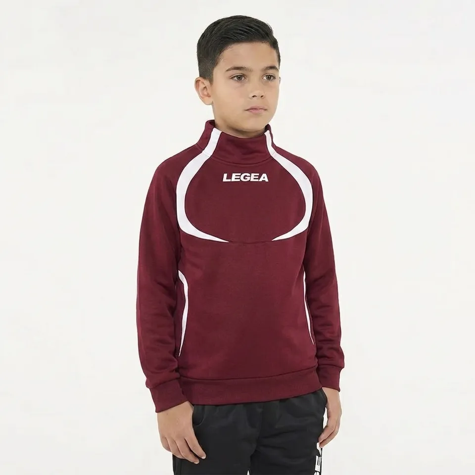legea-tokyo-giacca-sportiva-senza-zip-granata-bianco-3xs image 1