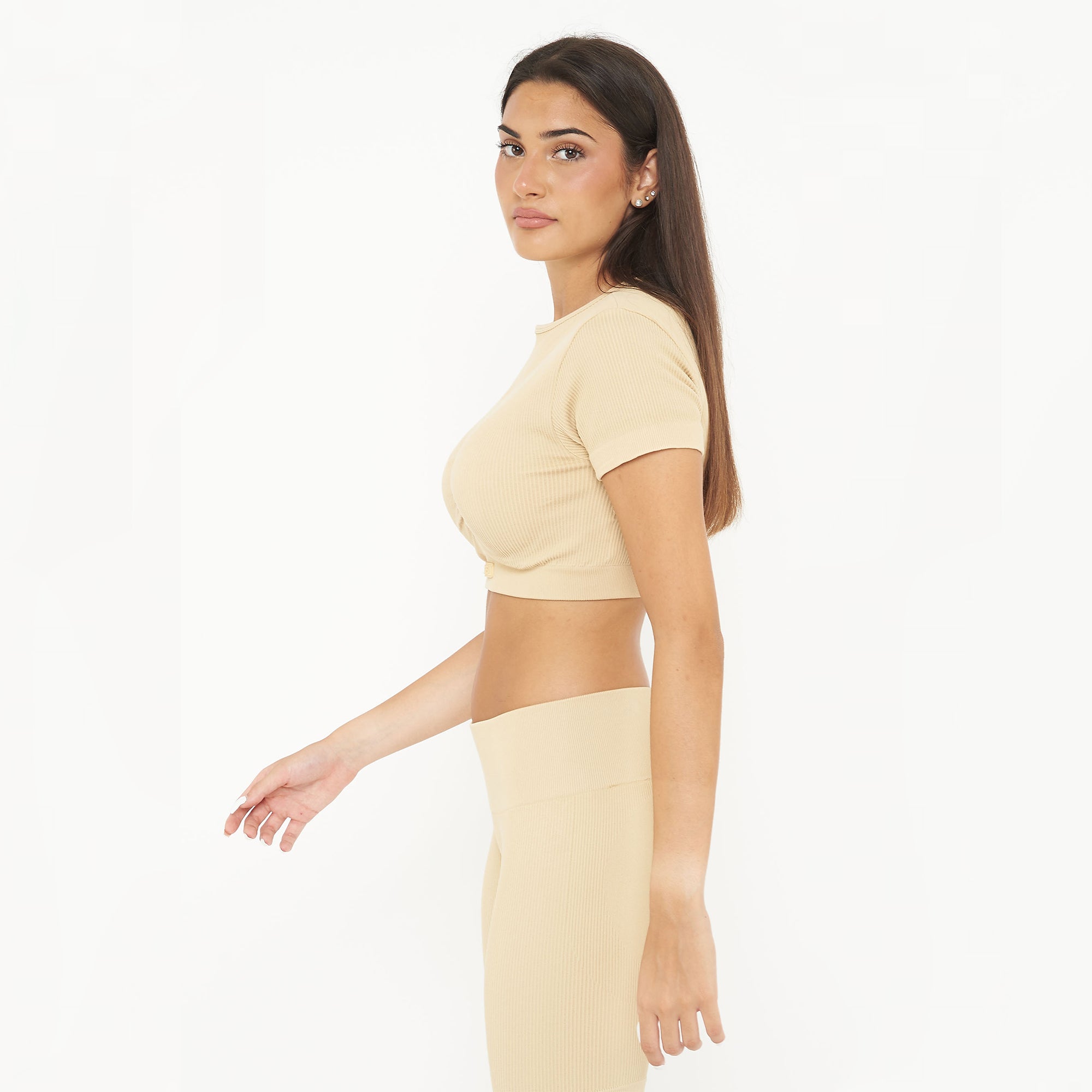 legea-way-maglia-fitness-crop-donna-sabbia-s image 5