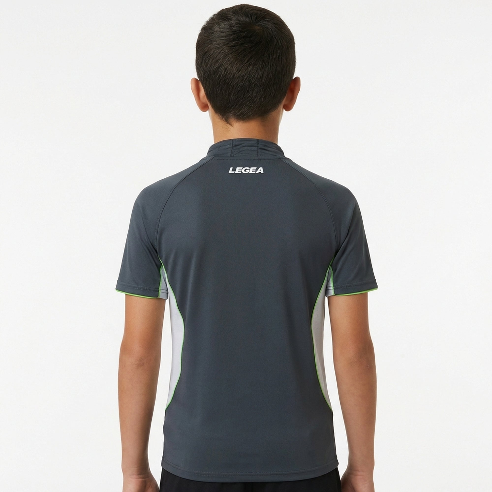 legea-boston-maglia-tecnica-allenamento-mezza-zip-grigio-xs image 2