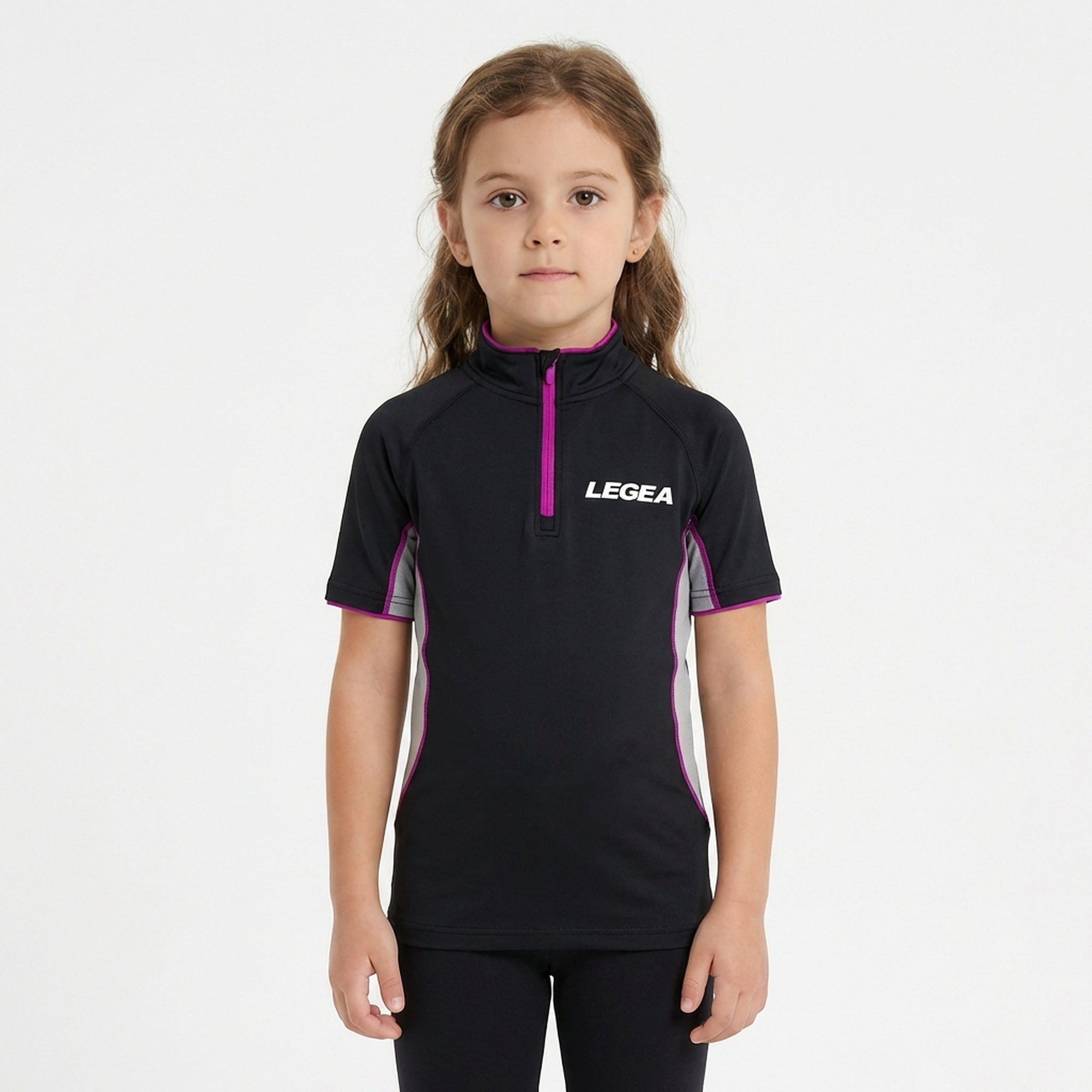 legea-boston-maglia-tecnica-allenamento-mezza-zip-nero-xs image 1