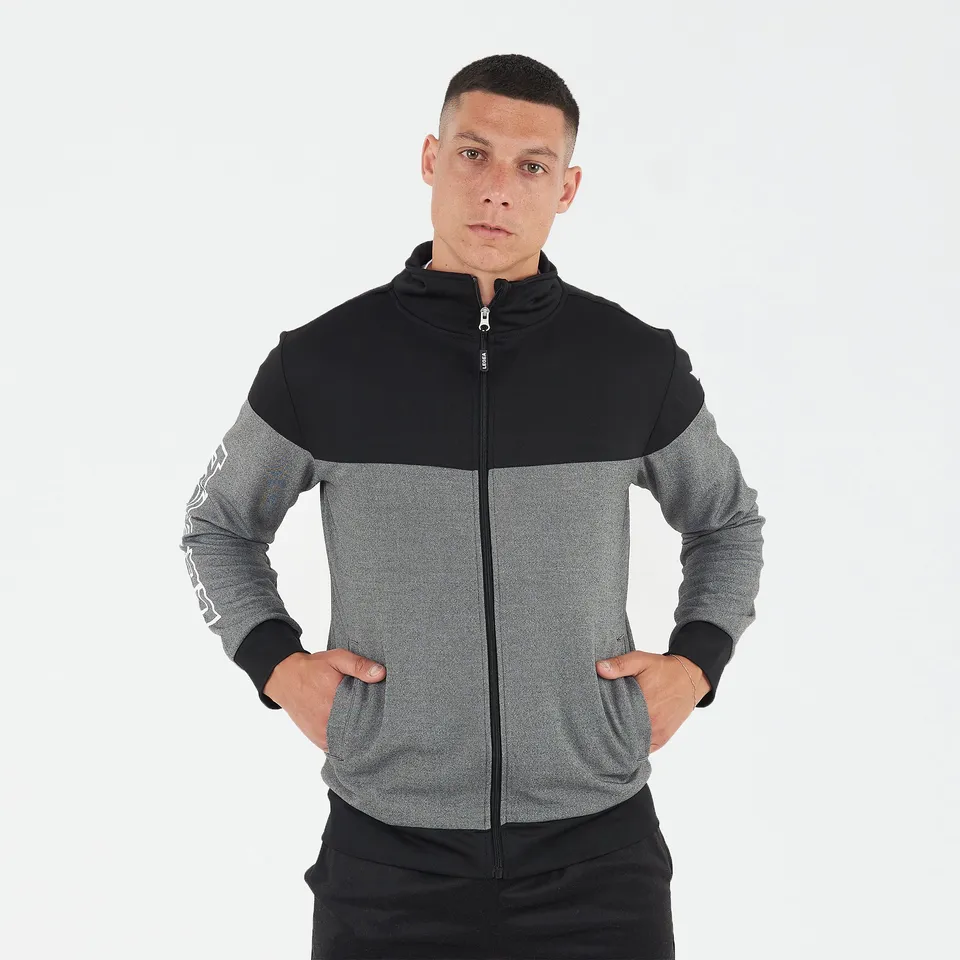 legea-illinois-giacca-con-zip-running-nero-bianco-2xl image 1