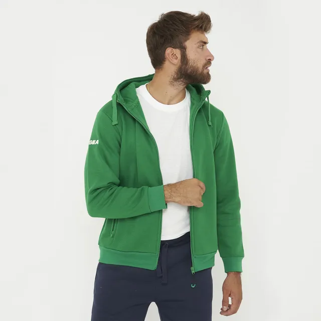legea-sarajevo-felpa-con-cappuccio-e-zip-verde-xl image 1