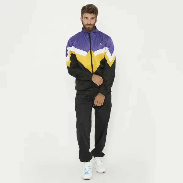 legea-tuta-sportiva-completa-cargo-loose-vintage-giallo-nero-m image 1