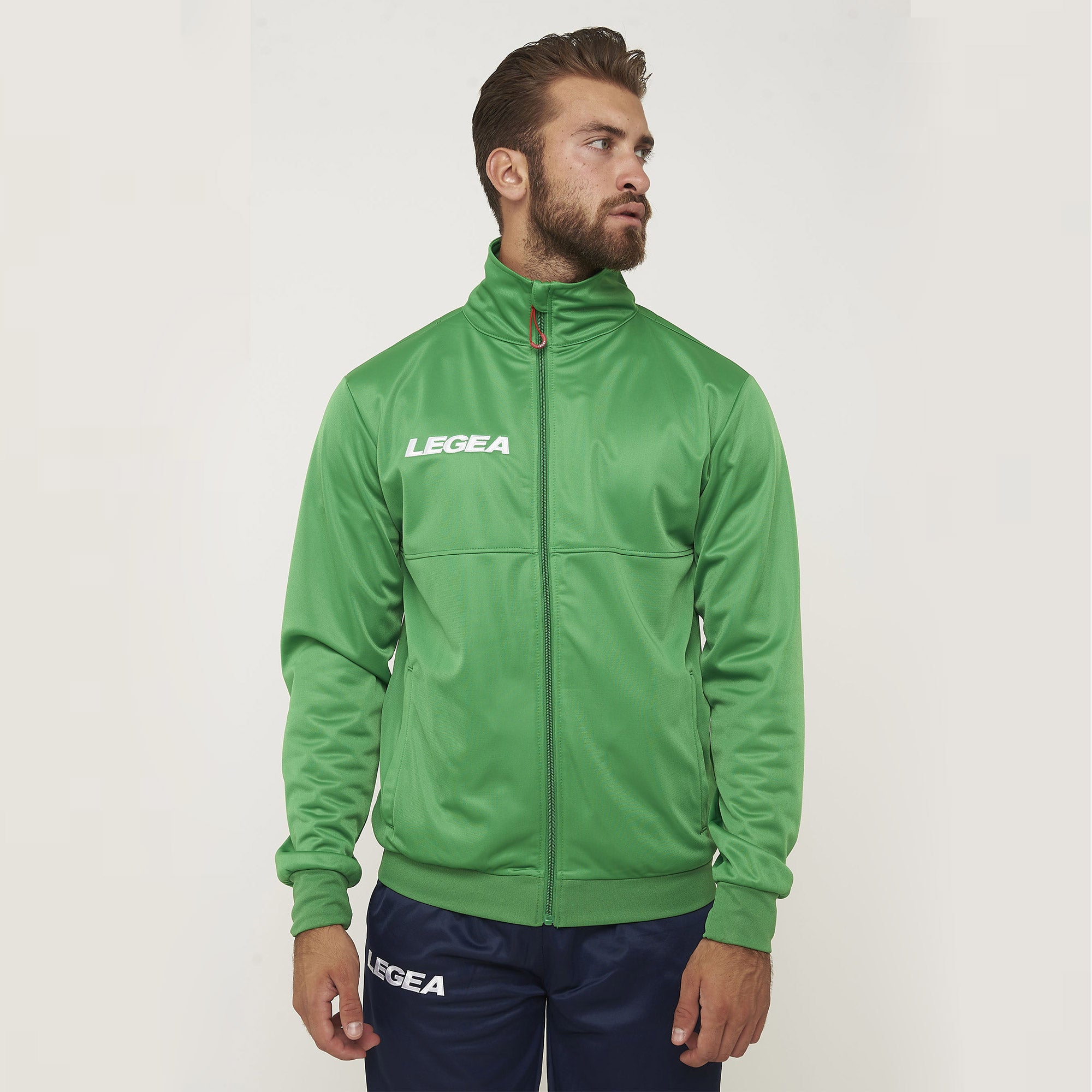 legea-giacca-sportiva-cuba-con-zip-verde-s image 1