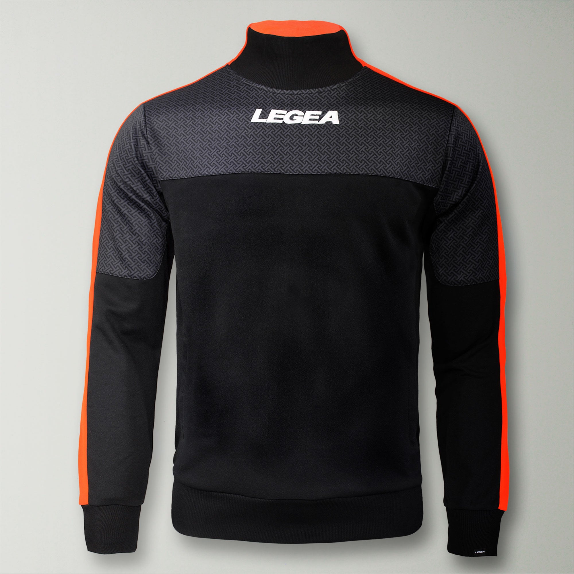 legea-damasco-giacca-da-allenamento-nero-arancio-fluo-m image 2