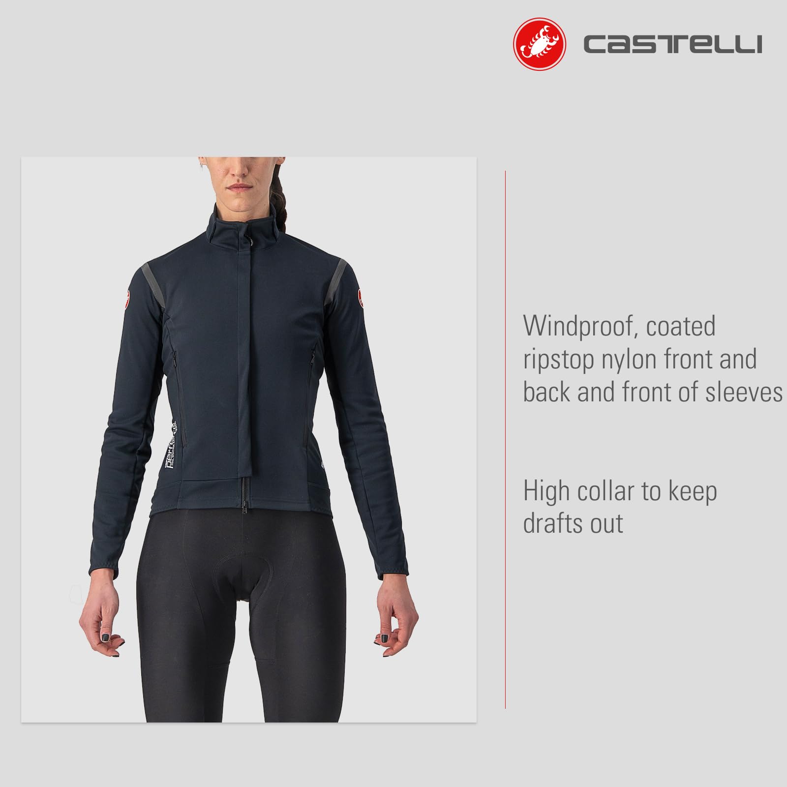 castelli-squadra-stretch-w-jacket-giacca-donna image 2
