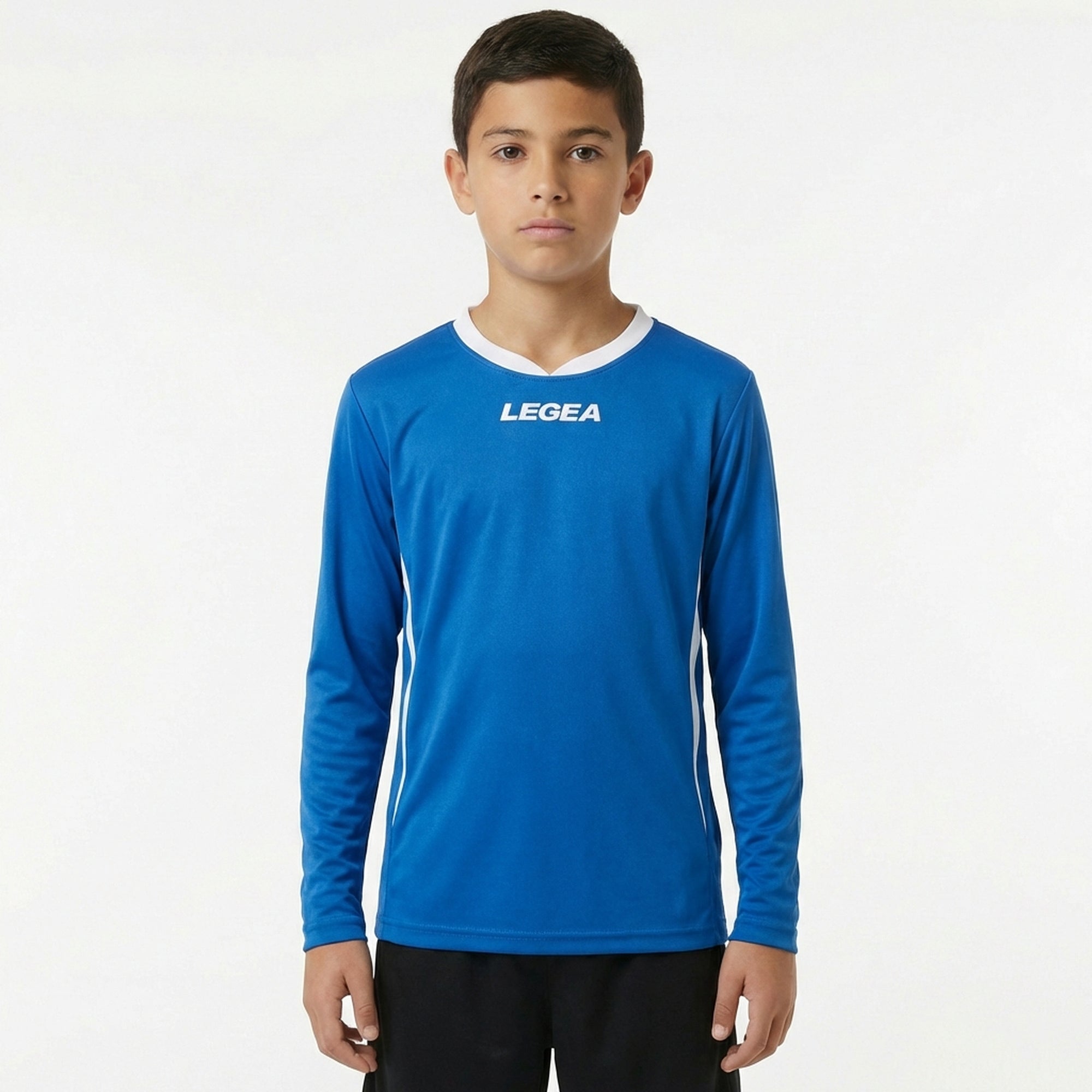legea-dusseldorf-maglia-calcio-maniche-lunghe-celeste-bianco-2xs image 1
