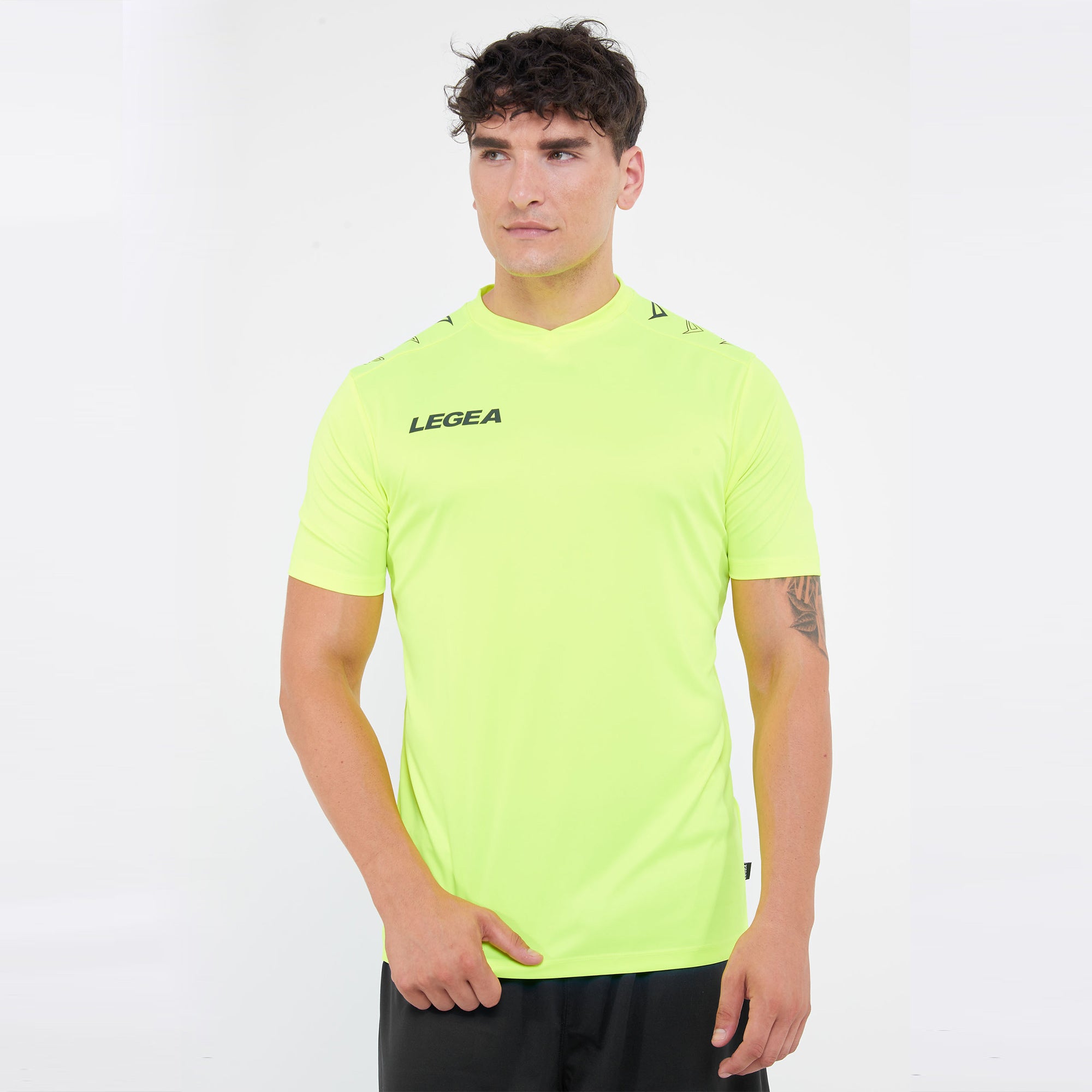 legea-baviera-maglia-calcio-giallo-fluo-s image 1