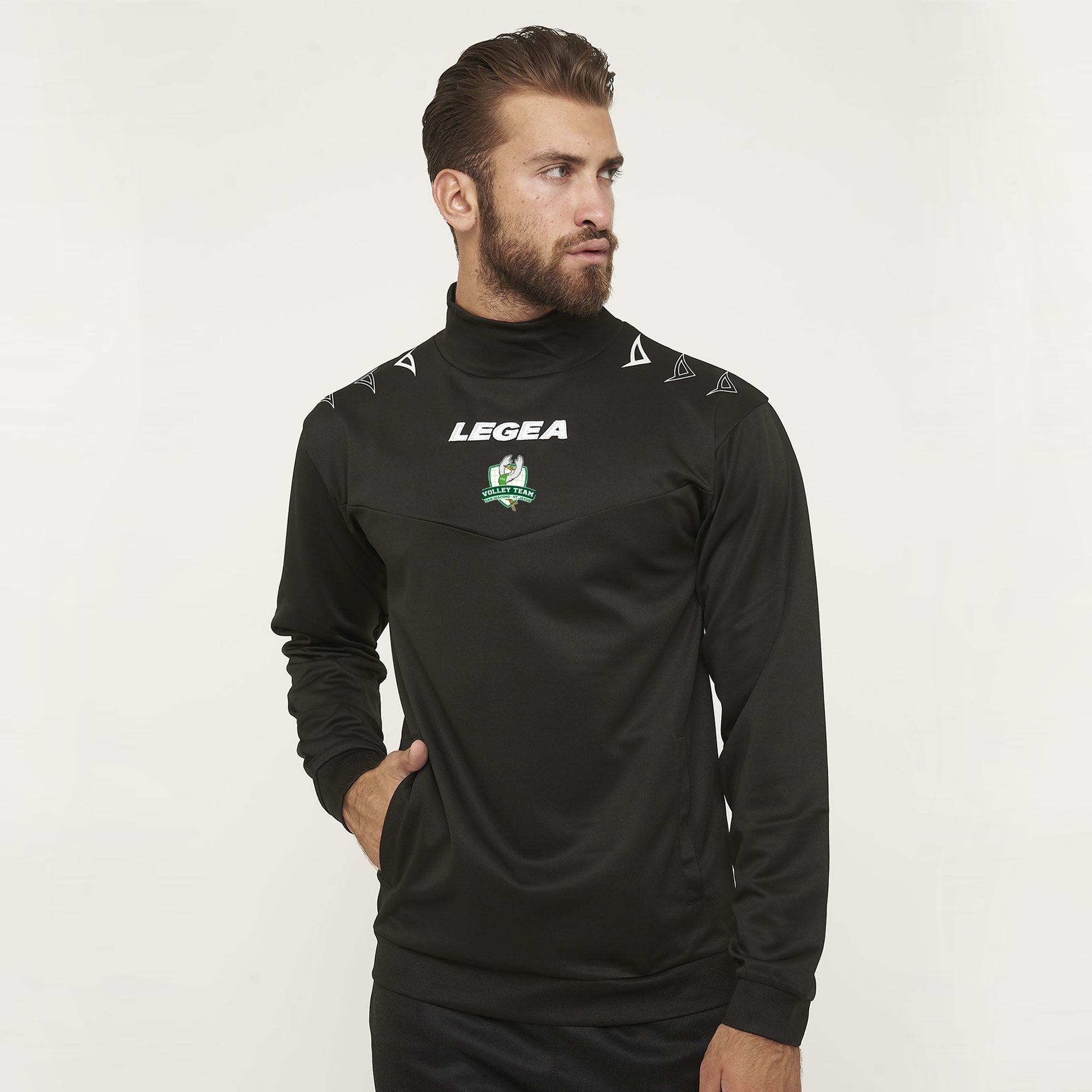 legea-giacca-collo-alto-da-allenamento-volley-team-san-giacomo-nero image 2