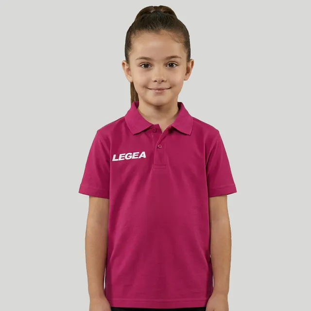 legea-polo-sud-gold-bambino-maniche-corte-fucsia-5xs image 1