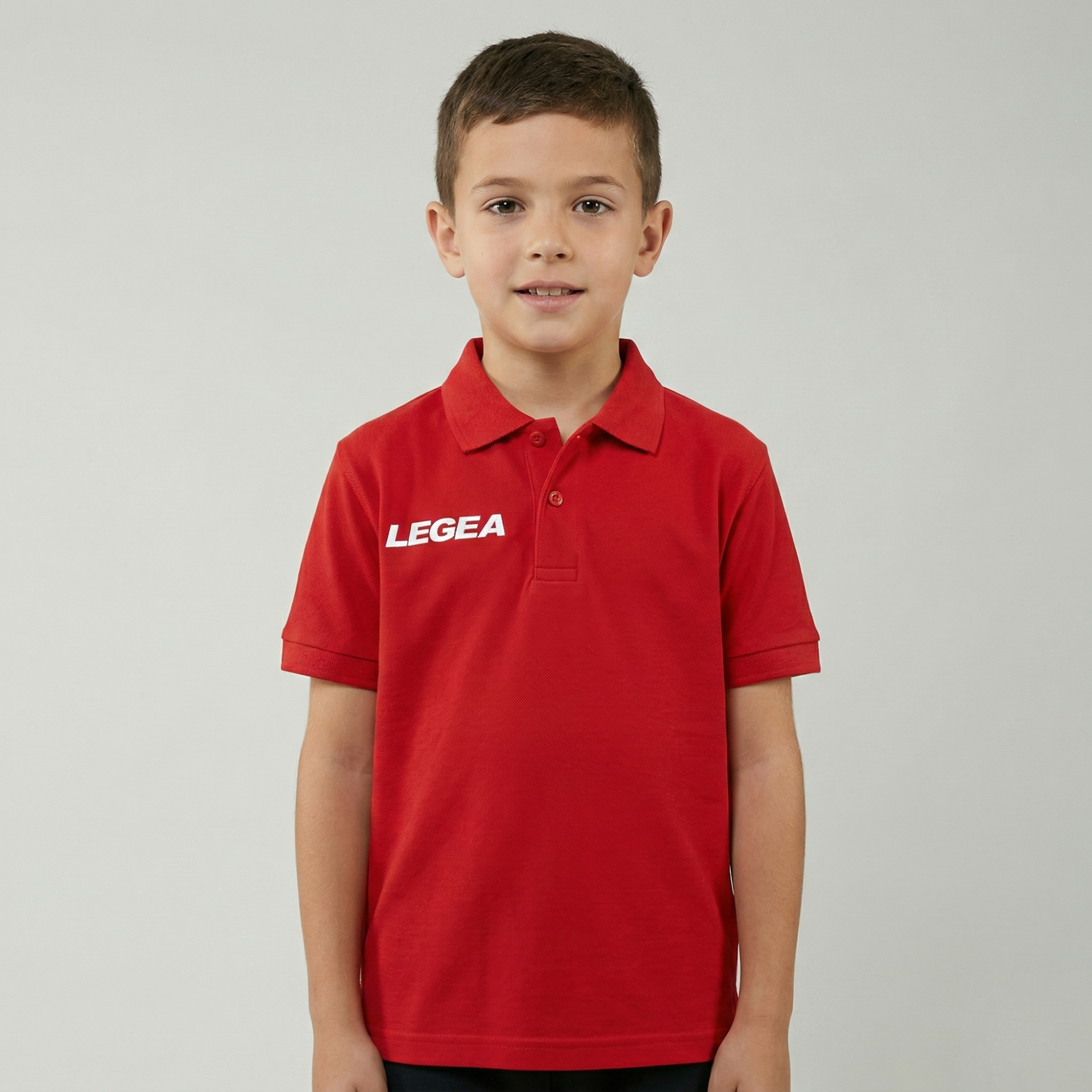 legea-polo-sud-gold-polo-bambini-maniche-corte-rosso-3xs image 1