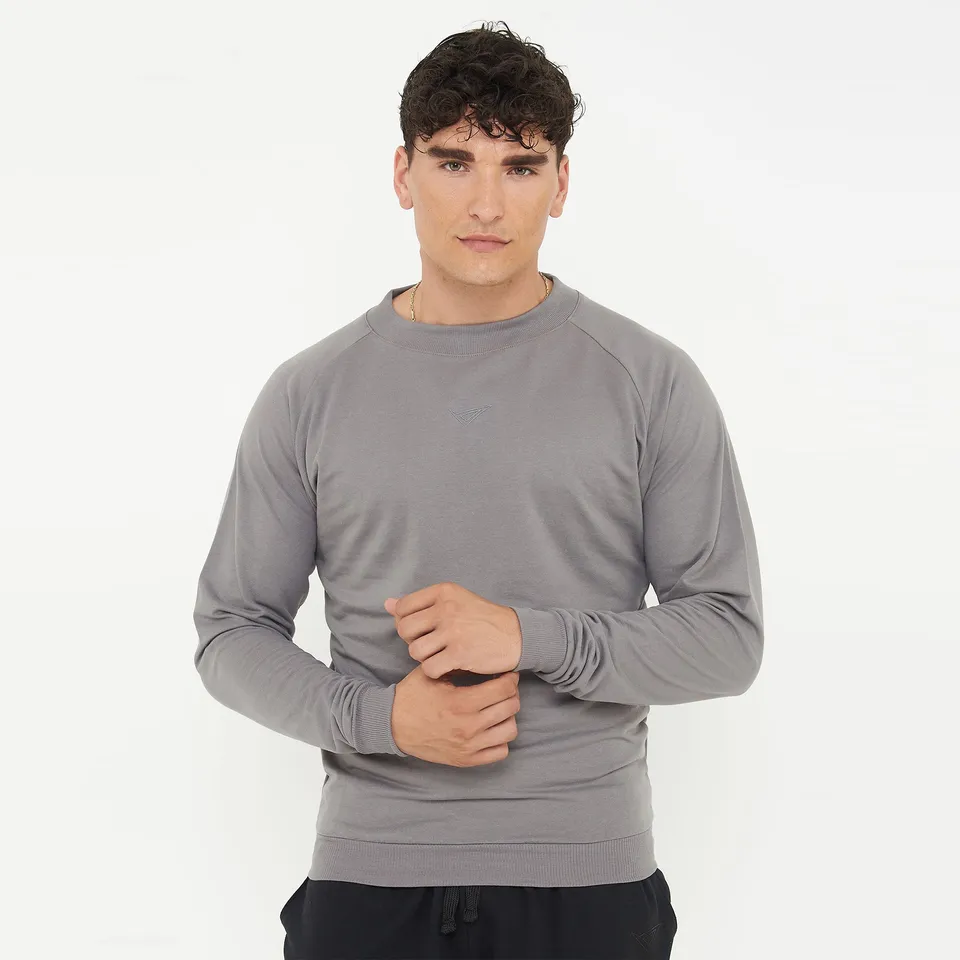 legea-f-gorn-felpa-cotone-girocollo-grigio-scuro-s image 1
