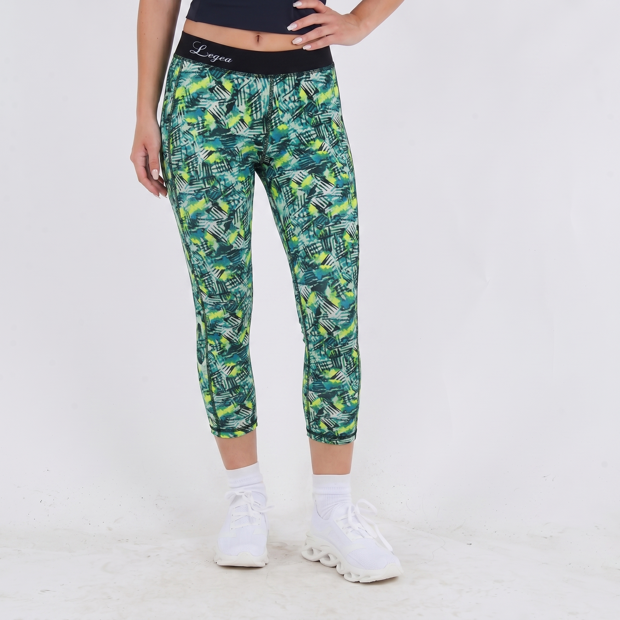 legea-yaxis-pinocchietto-donna-compressivo-verde-acqua-m image 1