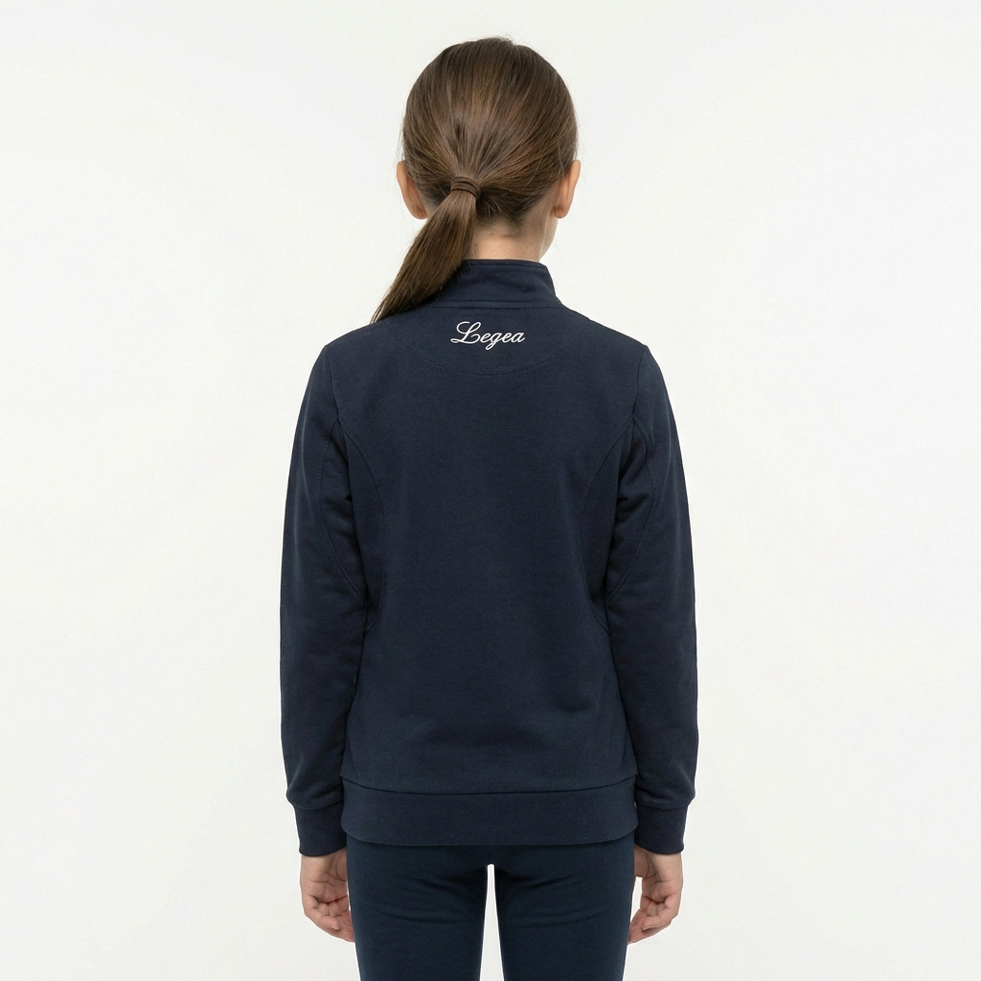 legea-karida-felpa-con-zip-in-cotone-blu-xs image 2