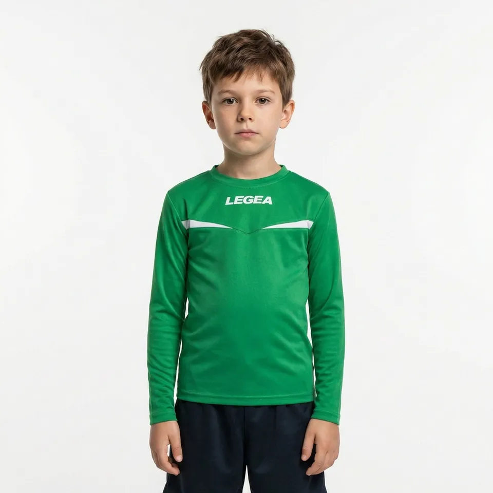 legea-maglia-calcio-maniche-lunghe-vienna-verde-bianco-xs image 1