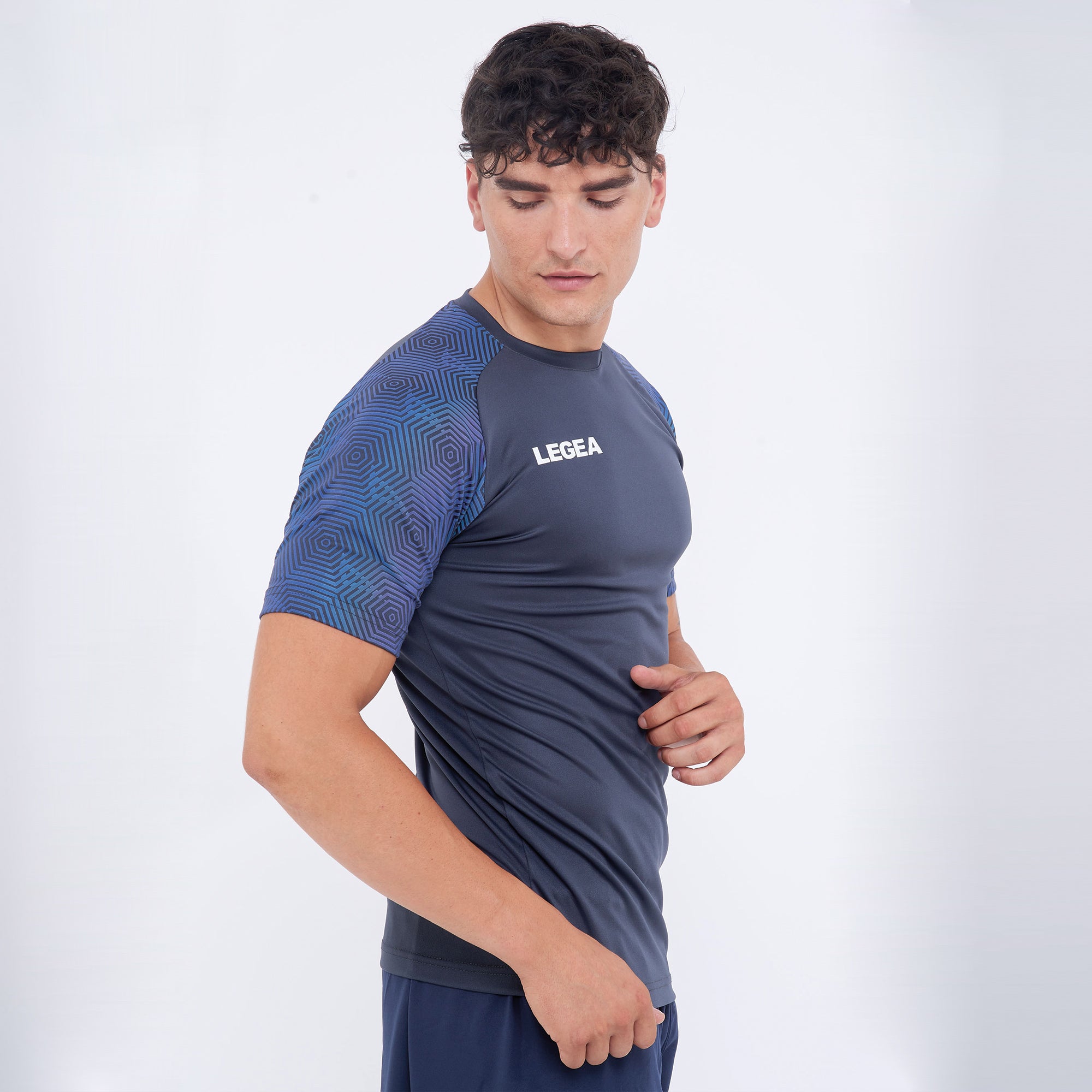 legea-giacarta-maglia-running-grigio-scuro-turchese-xs image 7