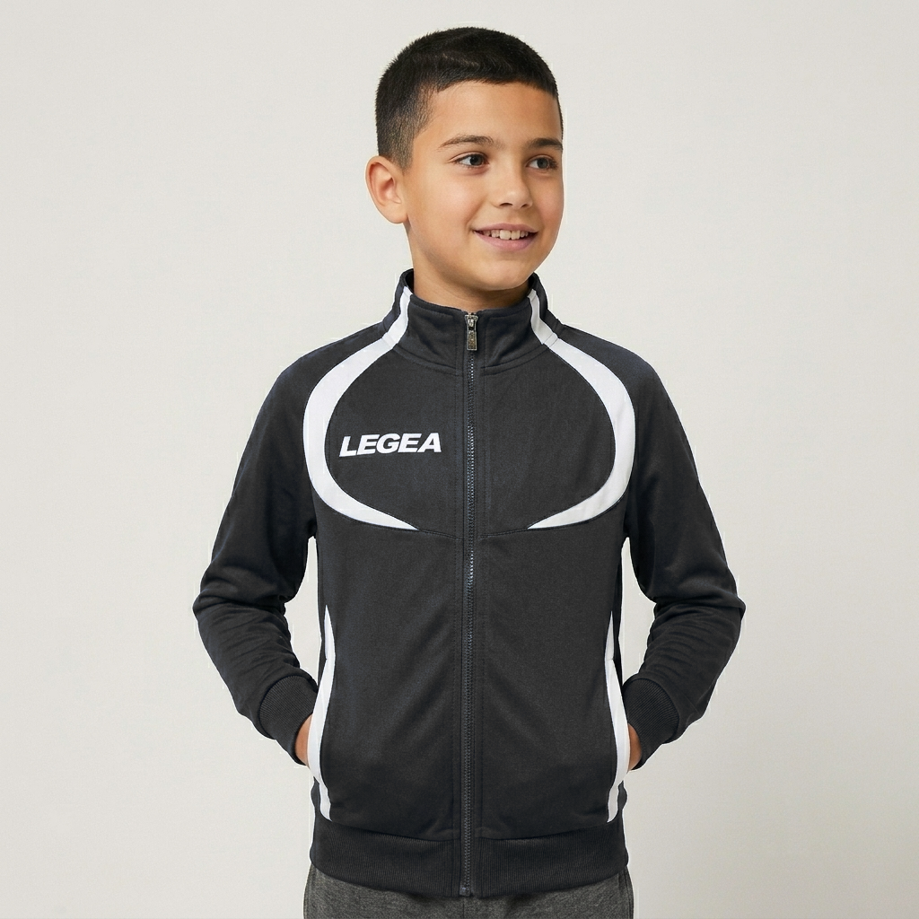 legea-singapore-giacca-zip-poliestere-nero-3xs-taglie-piccole image 1
