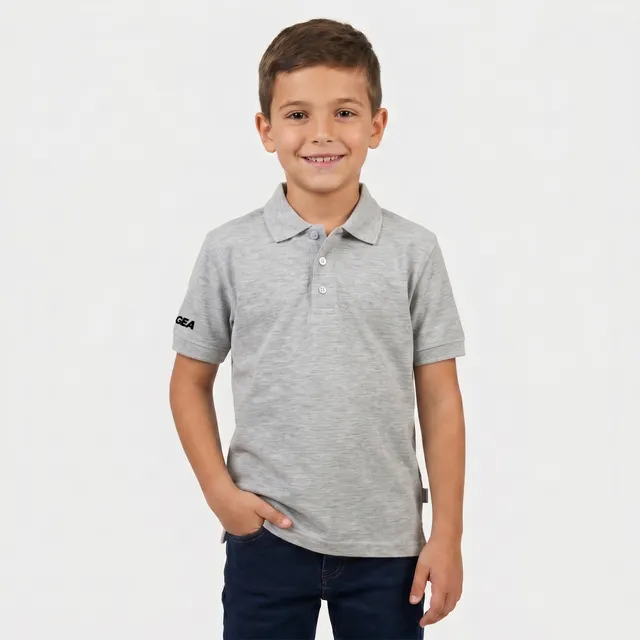 legea-polo-ariete-in-cotone-per-bambini-e-ragazzi-grigio-3xs image 1