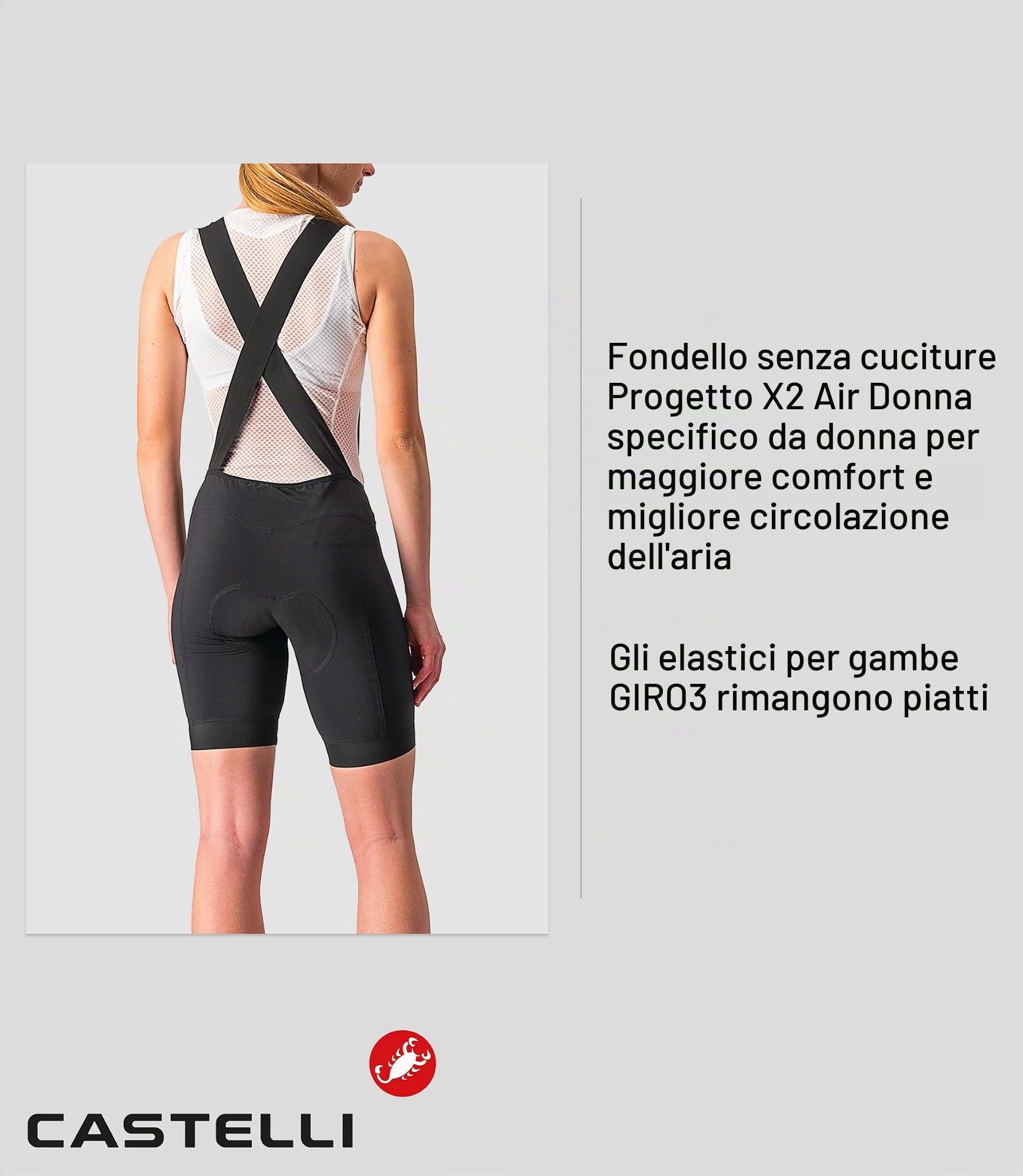 castelli-endurance-w-bibshort-pantaloncini-ciclismo-donna image 5