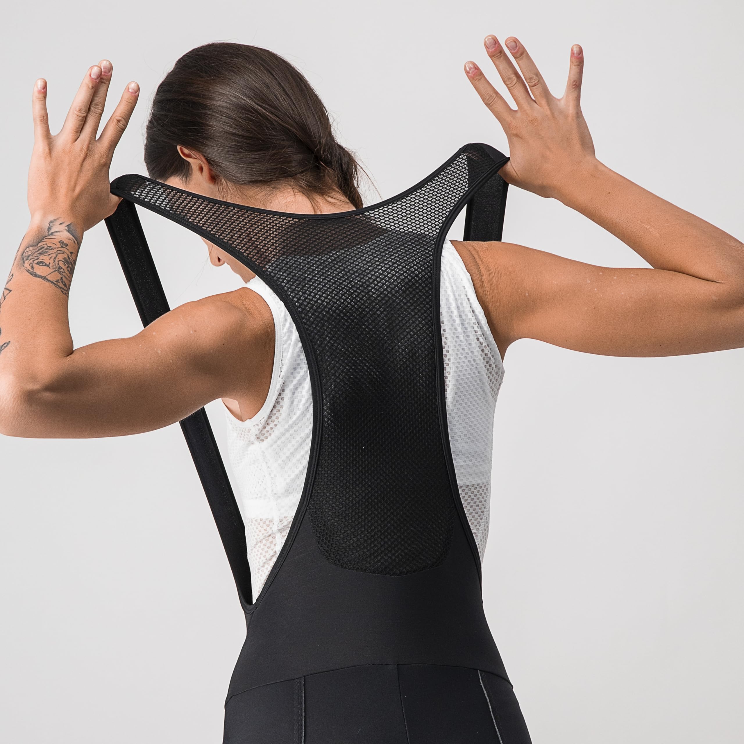 castelli-meno-wind-w-bibtight-calzamaglia-ciclismo-donna-antivento image 4