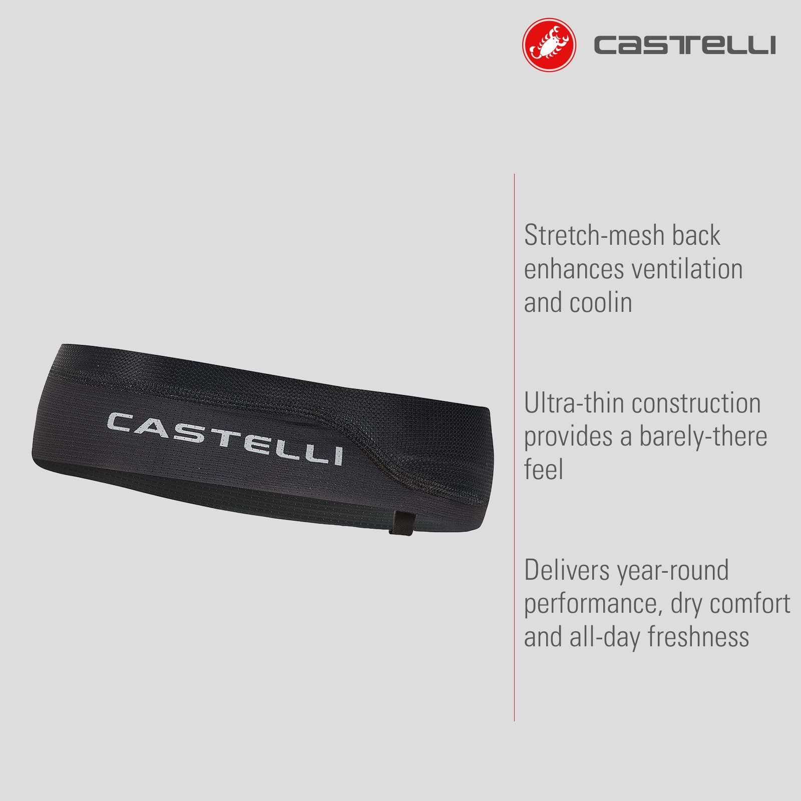 castelli-climber-s-a-c-cerchietto-estivo-ciclismo-unisex image 2